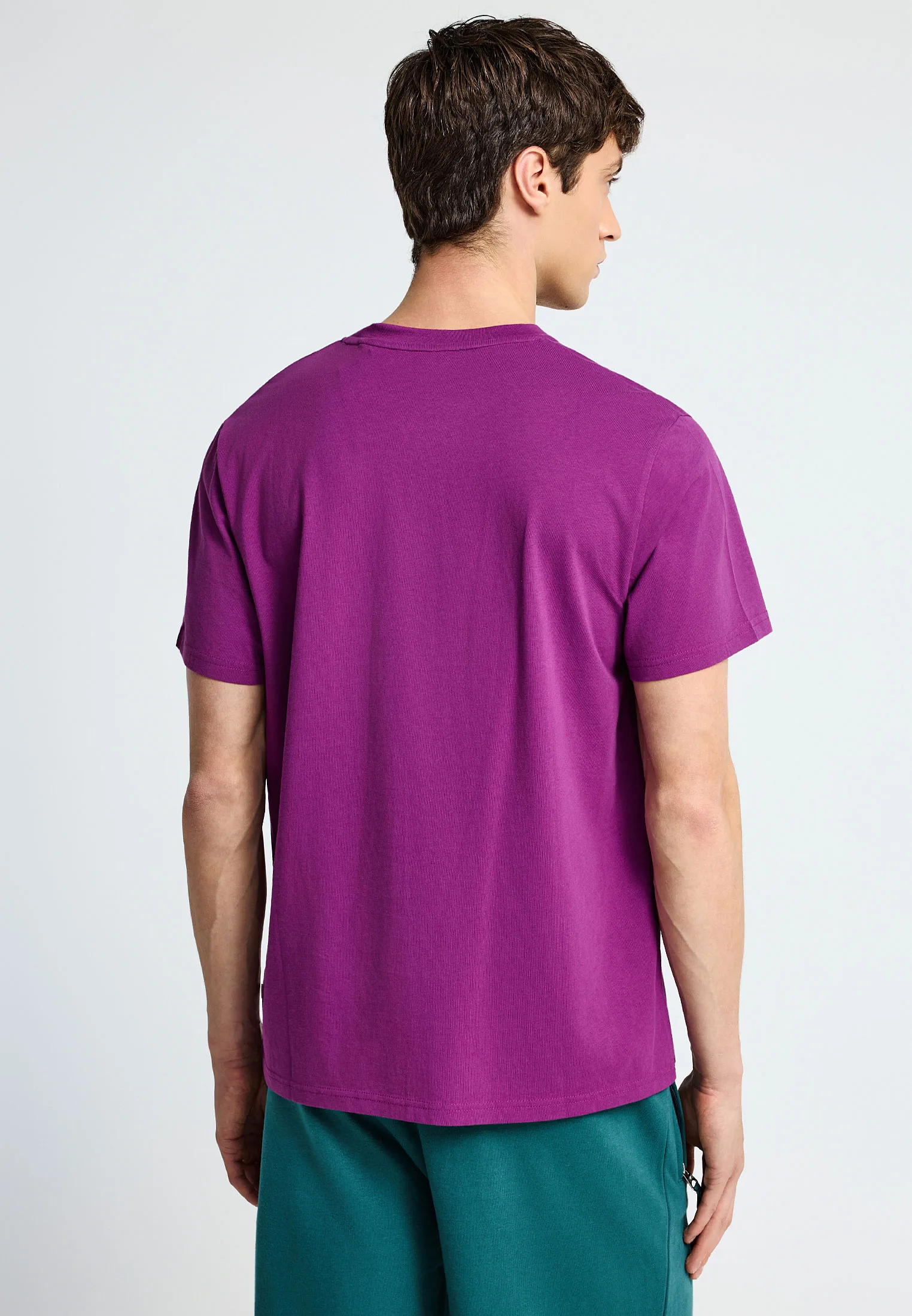 Funky Buddha Ανδρικό T-Shirt FBM013-011-04-WOOD-VIOLET - Image 6