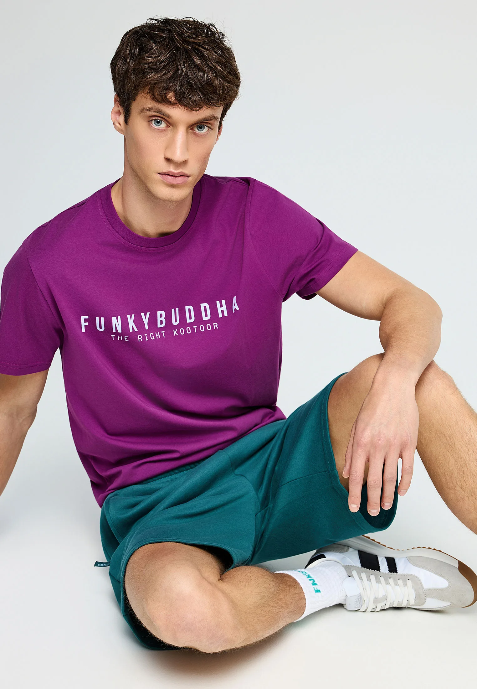 Funky Buddha Ανδρικό T-Shirt FBM013-011-04-WOOD-VIOLET - Image 5
