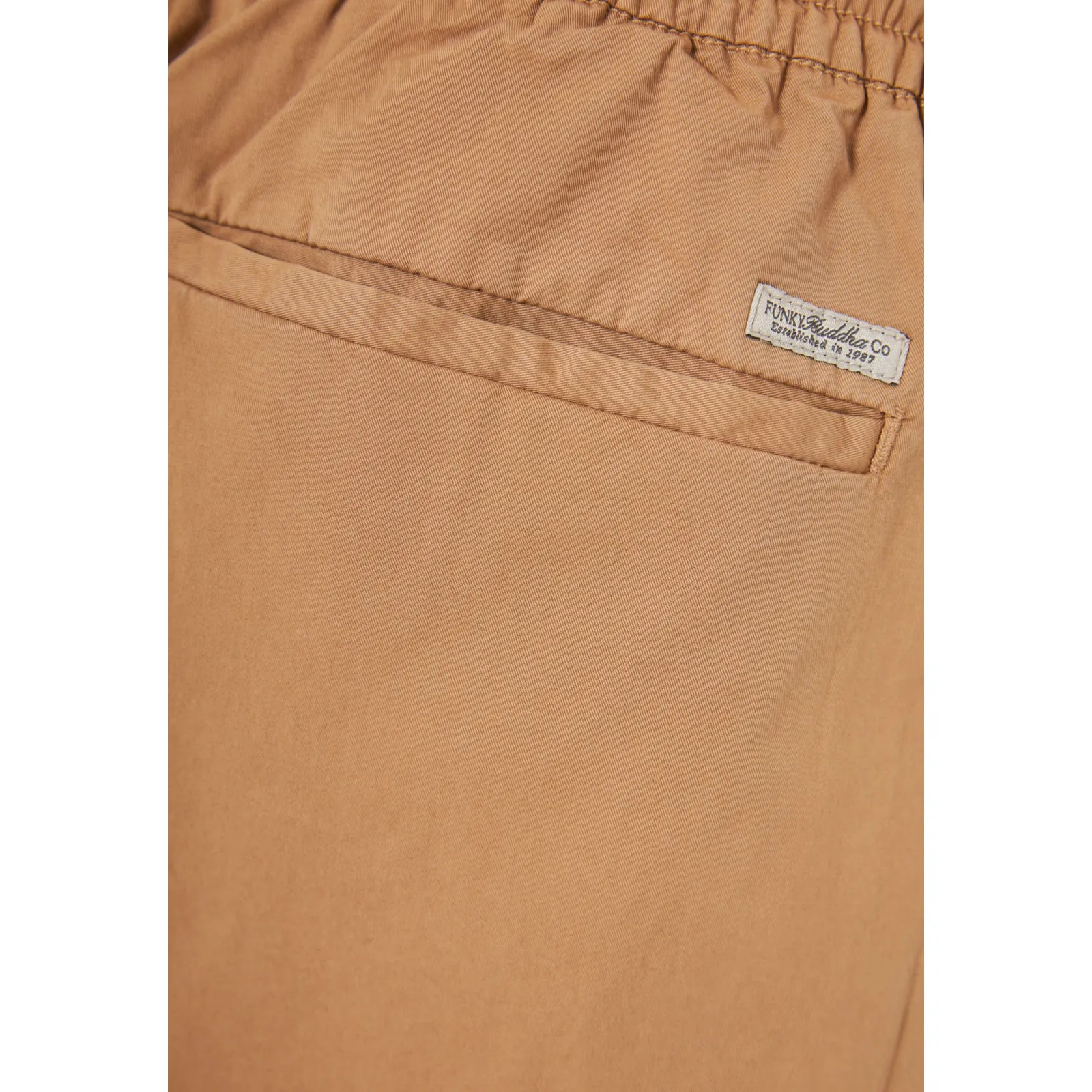 Funky Buddha Ανδρικό comfort chino παντελόνι FBM013-014-02 Beige - Image 2