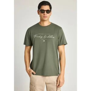 Funky Buddha Ανδρικό T-Shirt FBM013-022-04-DEEP-FOREST