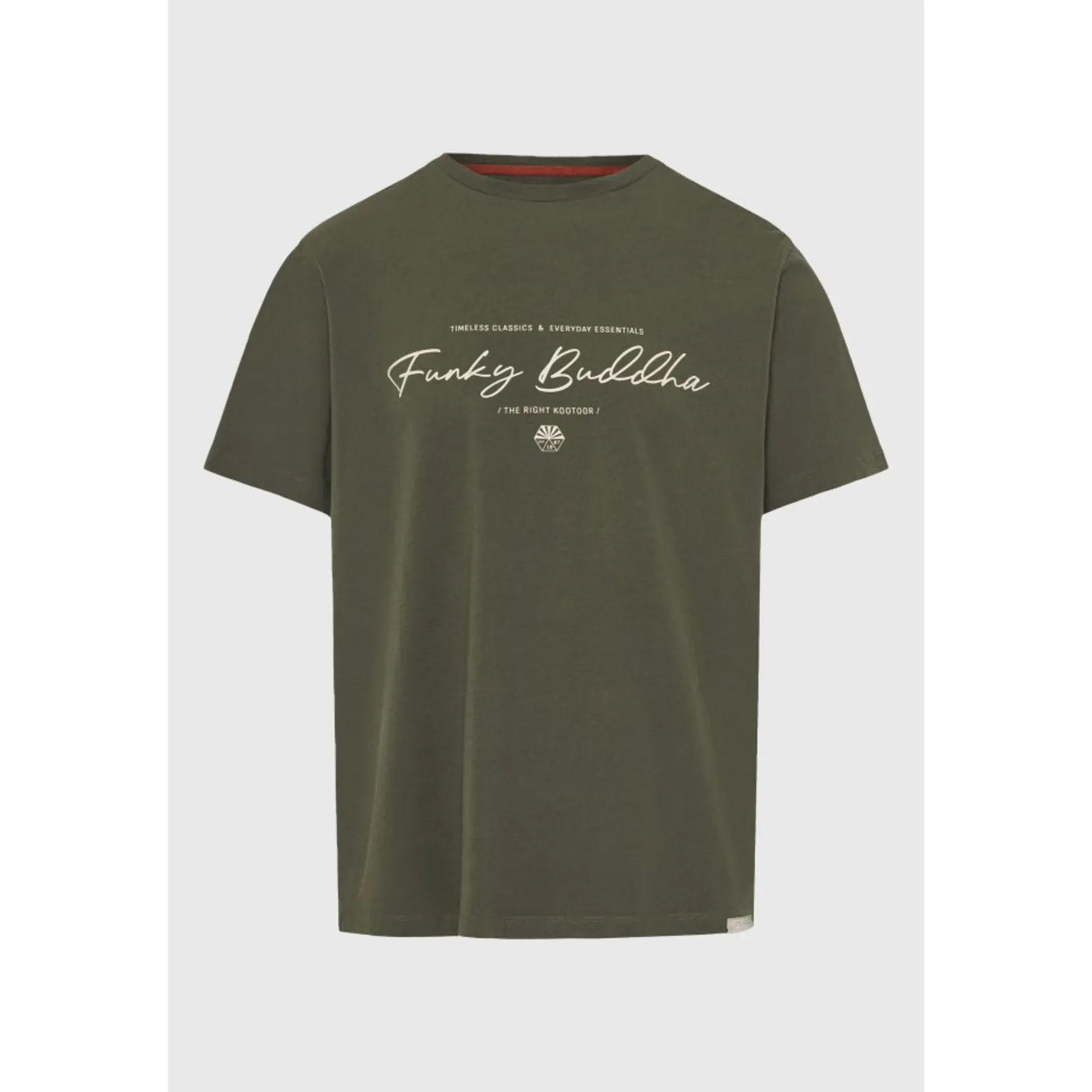 Funky Buddha Ανδρικό T-Shirt FBM013-022-04-DEEP-FOREST - Image 5