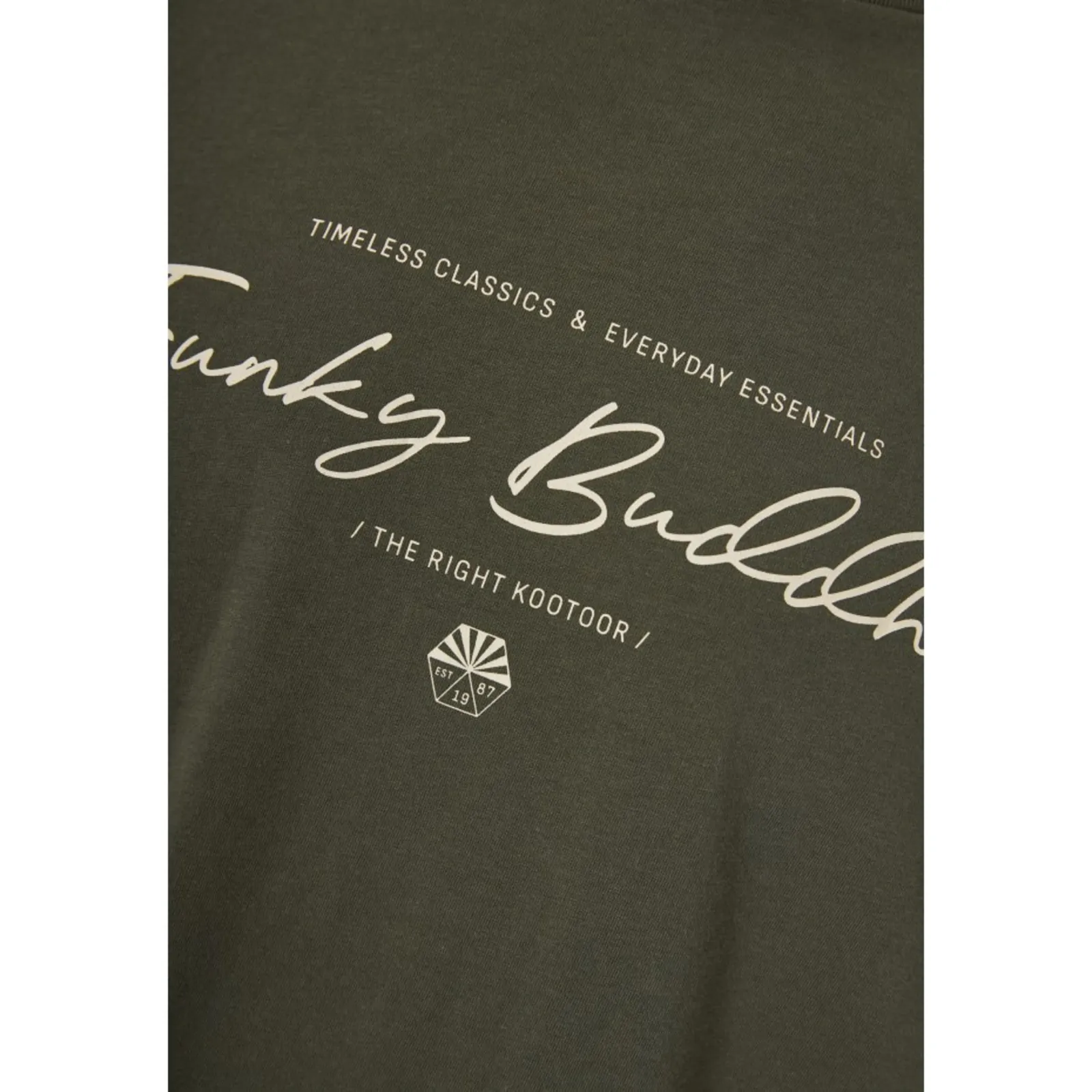 Funky Buddha Ανδρικό T-Shirt FBM013-022-04-DEEP-FOREST - Image 6