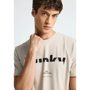 Funky Buddha Ανδρικό T-Shirt FBM013-029-04-FOG