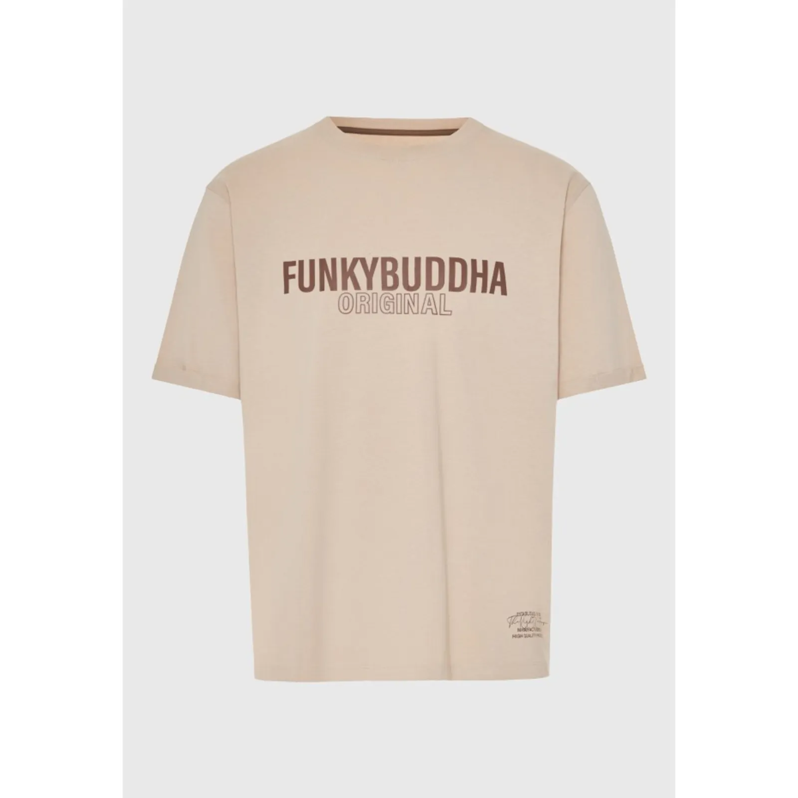Funky Buddha Ανδρικό T-Shirt FBM013-032-04-FOG