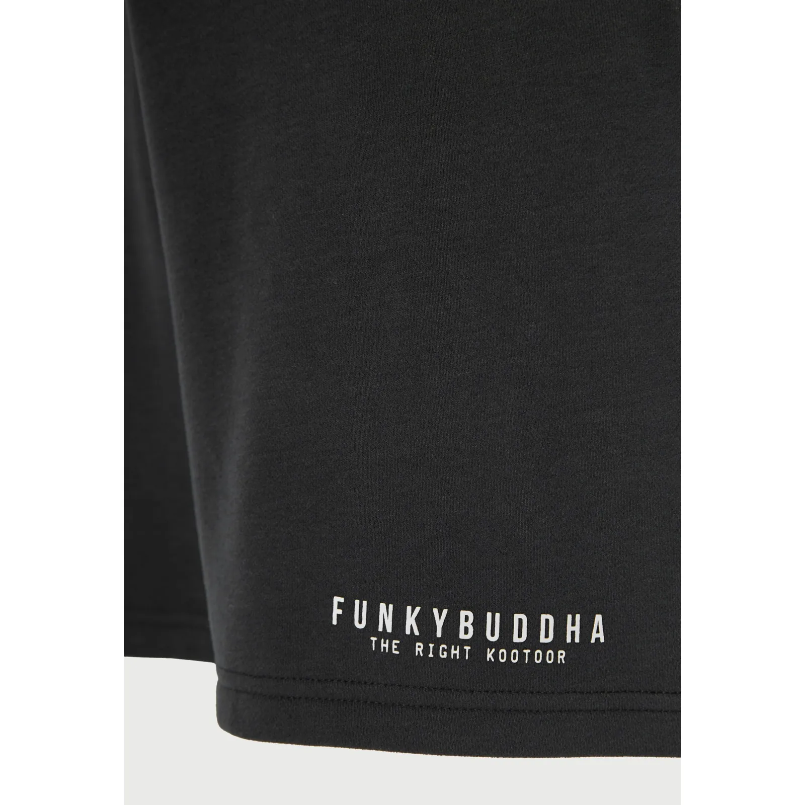 Funky Buddha Essential αθλητική βερμούδα με λογότυπο FBM013-050-03 Black - Image 2