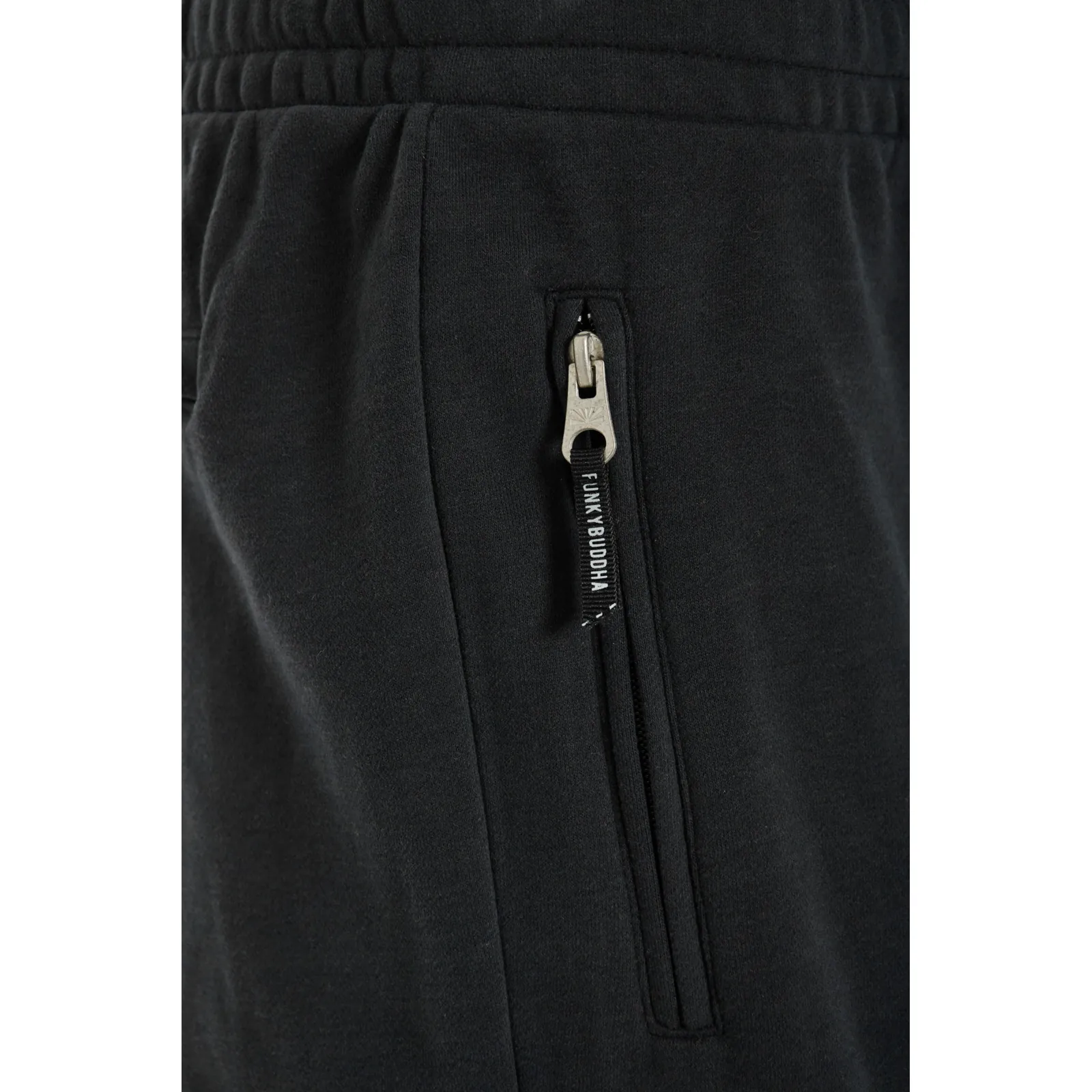 Funky Buddha Essential αθλητική βερμούδα με λογότυπο FBM013-050-03 Black - Image 7