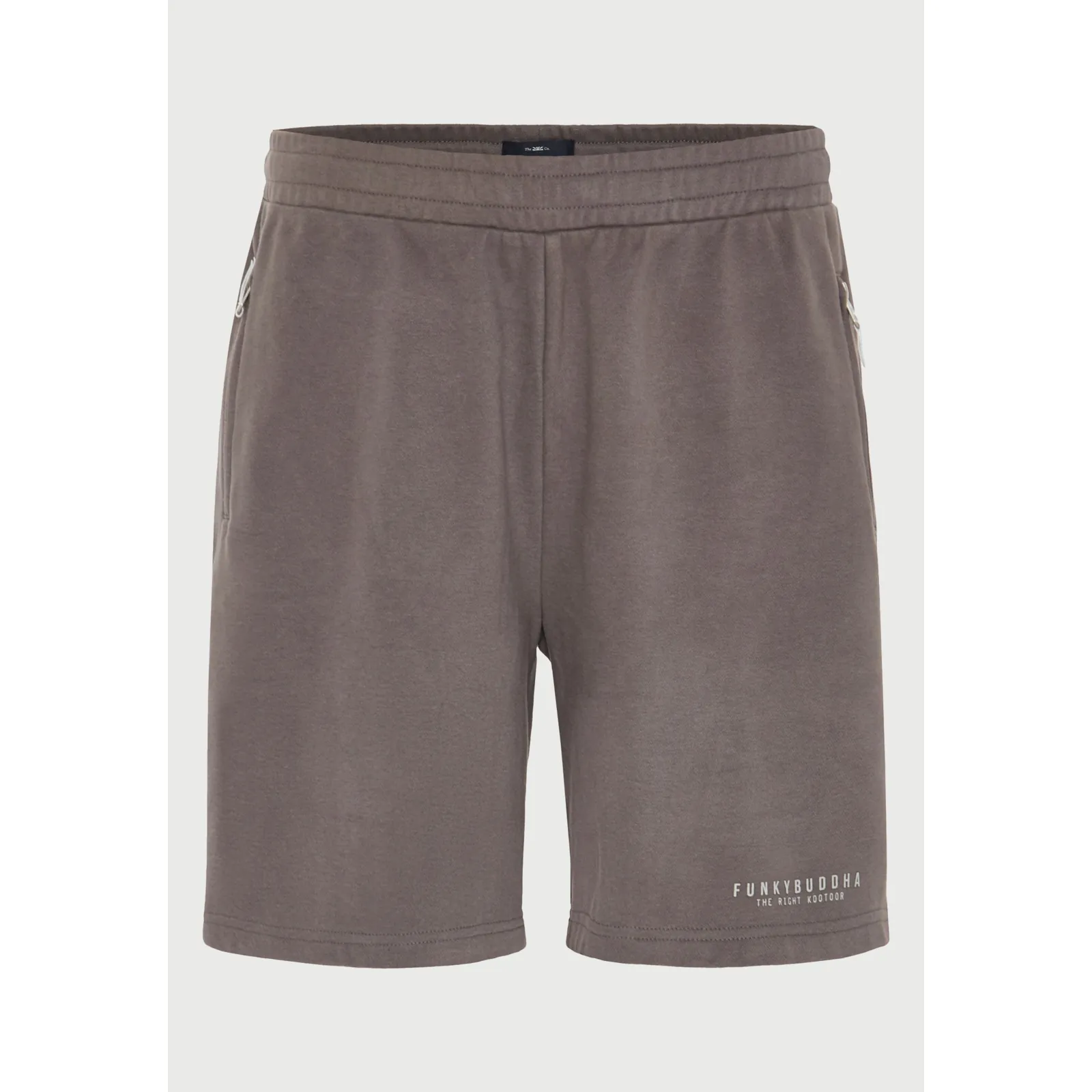 Funky Buddha Essential αθλητική βερμούδα με λογότυπο FBM013-050-03 Moon Mist