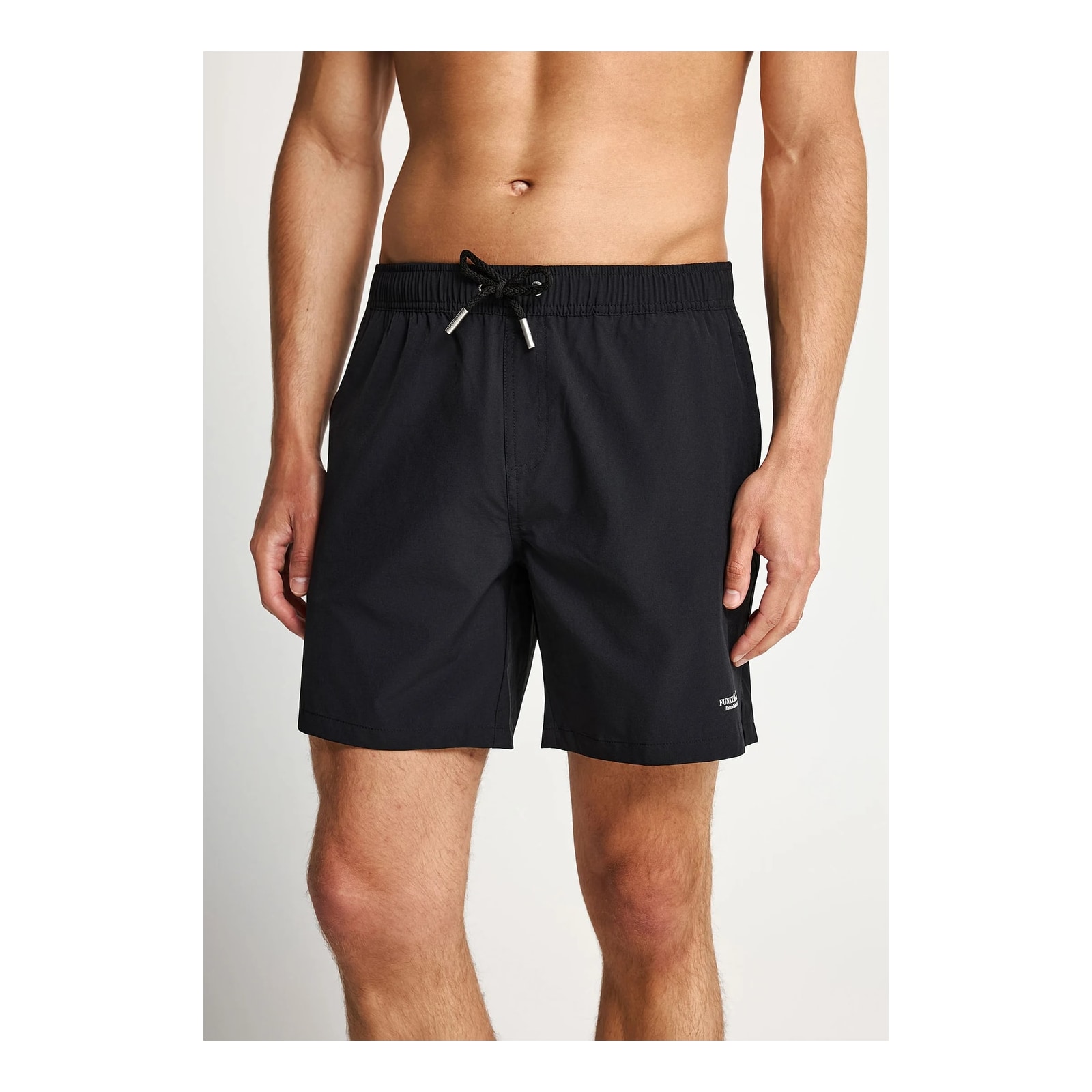 Funky Buddha Ανδρικό μαγιό Μαύρο FBM013-001-16-BLACK