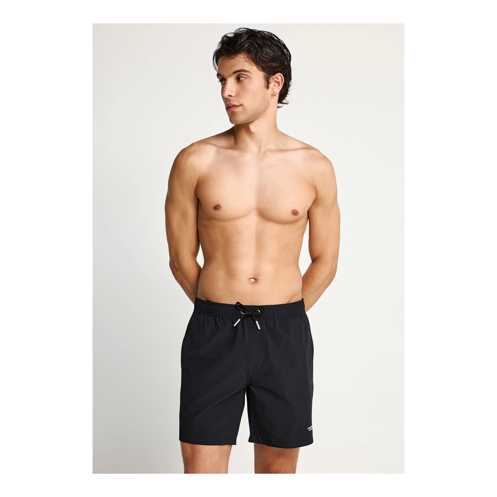 Funky Buddha Ανδρικό μαγιό Μαύρο FBM013-001-16-BLACK - Image 4