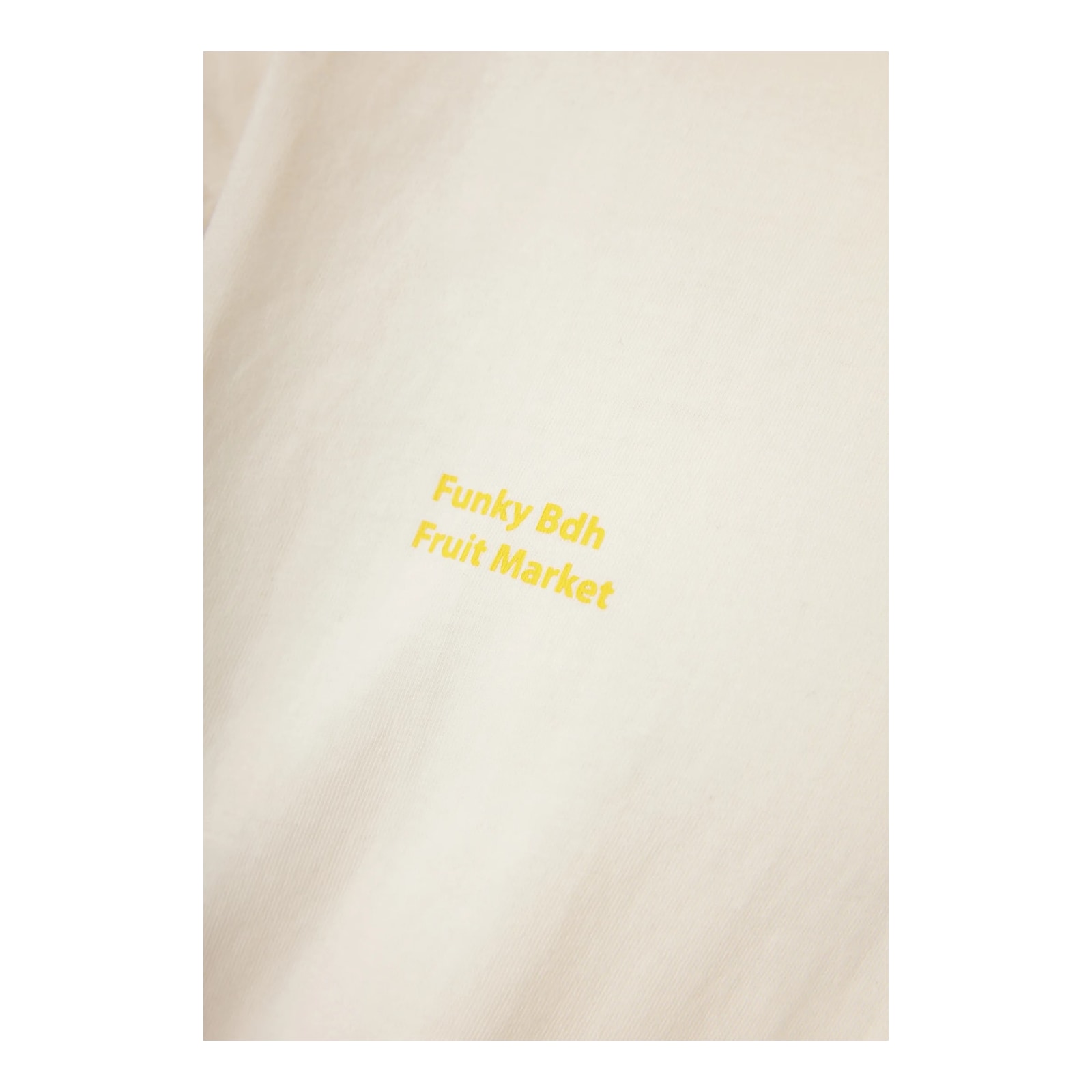 Funky Buddha Ανδρικό βαμβακερό oversized t-shirt με τύπωμα Off White FBM013-038-04-OFF-WHITE - Image 9
