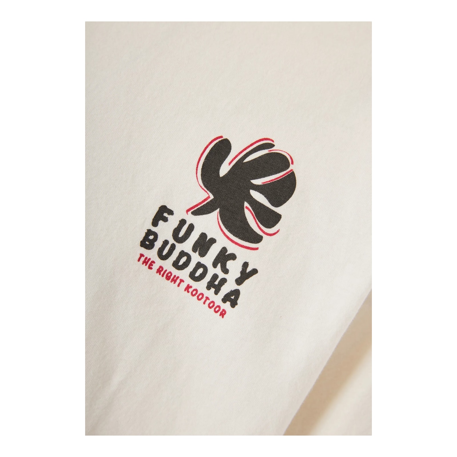 Funky Buddha Ανδρικό t-shirt με τύπωμα στην πλάτη Off White FBM013-088-04-OFF-WHITE - Image 7