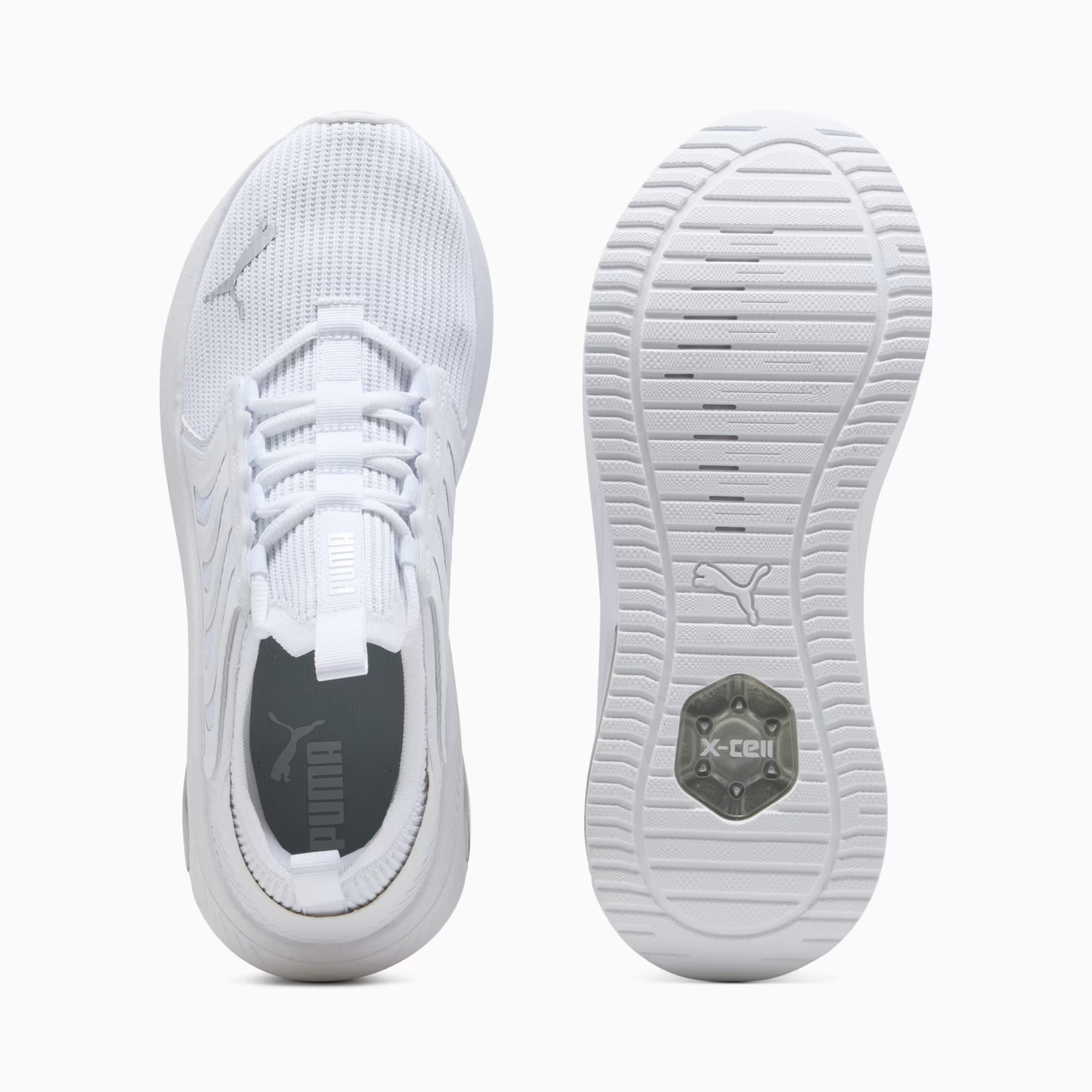 Puma Ayro Street Ανδρικά / Unisex Παπούτσια Running PUMA White-Feather Gray-PUMA Silver 312965-03 - Image 2