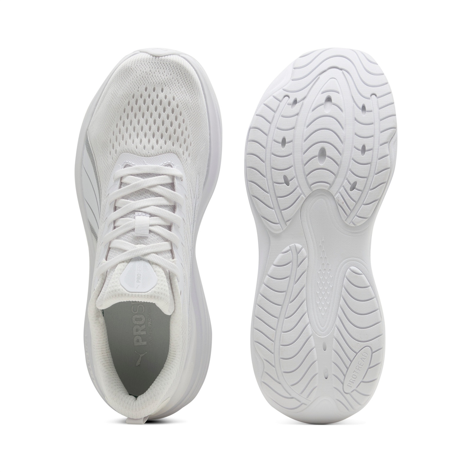 Puma Scend Pro 3 Ανδρικά / Unisex Παπούτσια Running PUMA White-PUMA Silver 313498-03 - Image 2