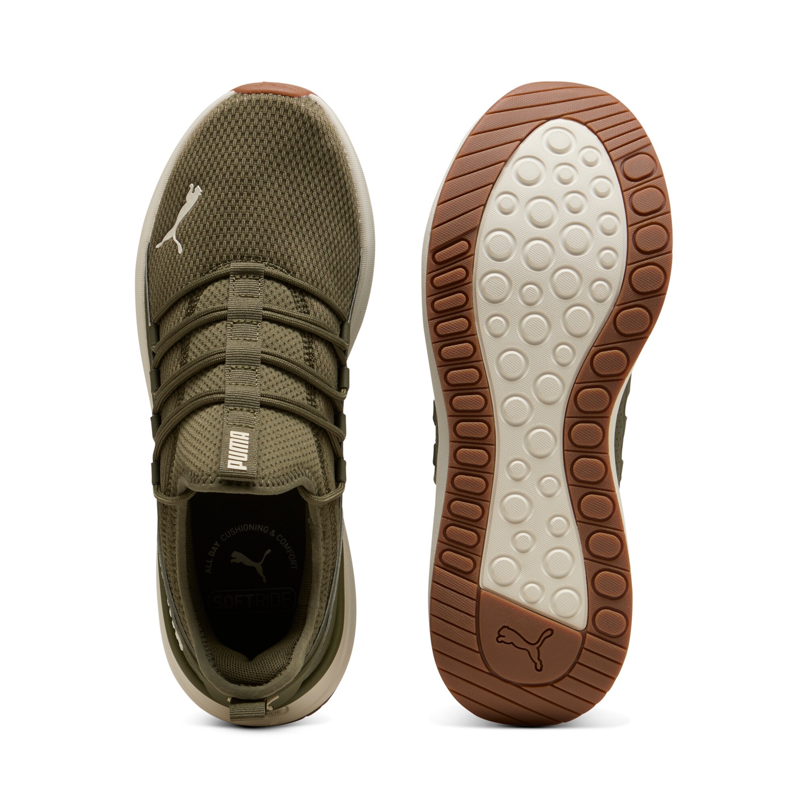 Puma Softride Carson 2 Pulse Ανδρικά / Unisex Παπούτσια Running Loden Green-Alpine Green 313502-05 - Image 2