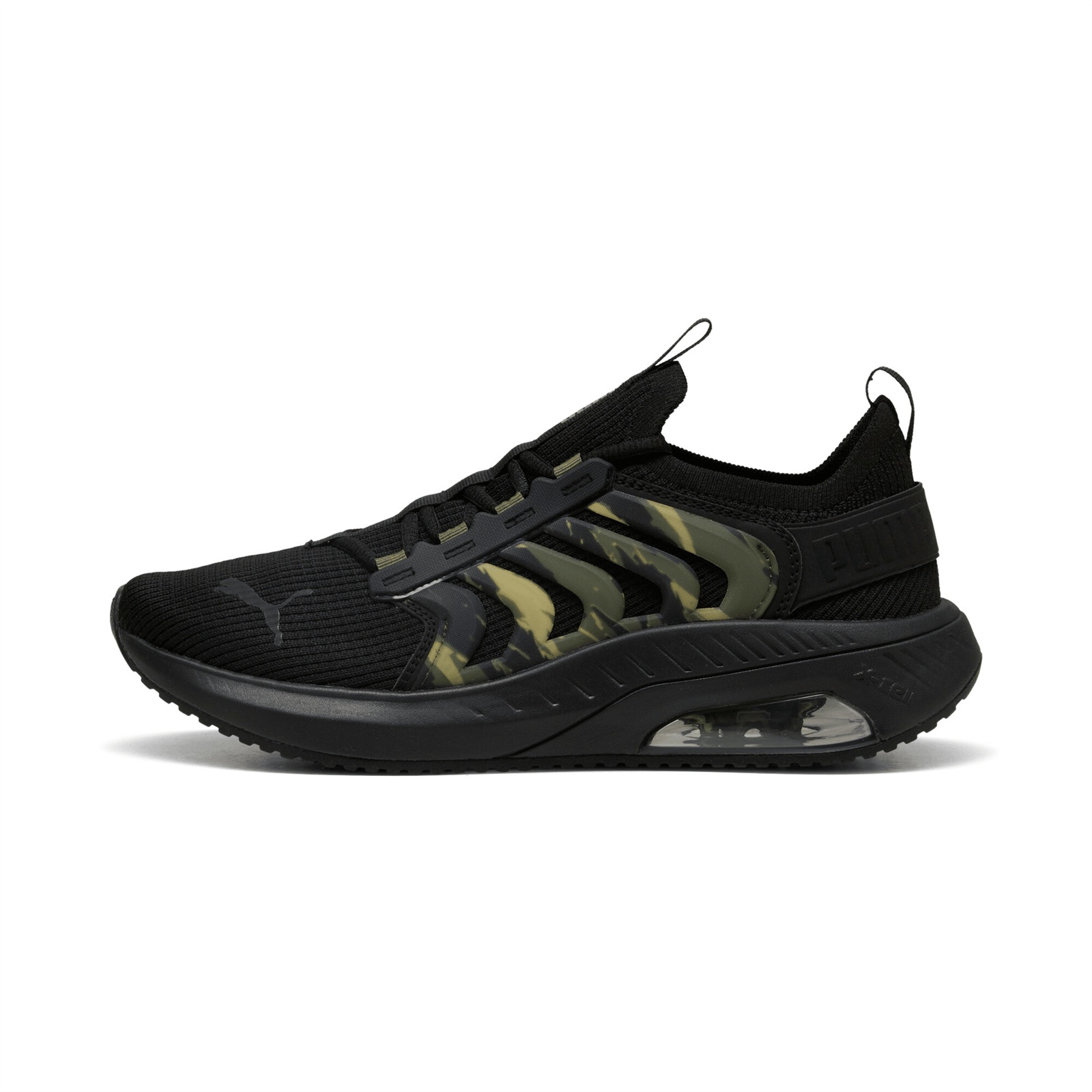 Puma Ayro Street Tech Camo Ανδρικά Παπούτσια Running PUMA Black-Moss Veil 313725-02