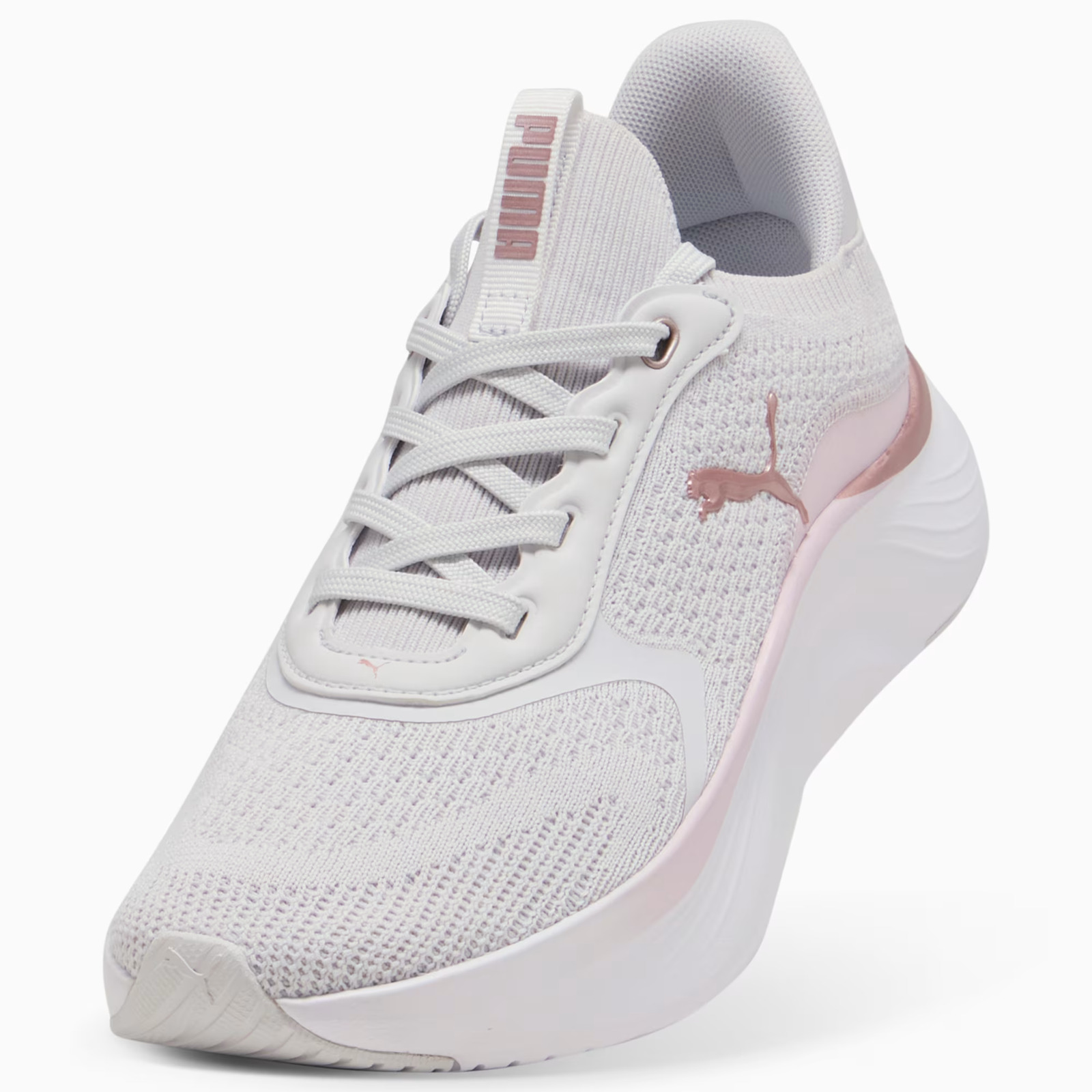 Puma Softride Mayve 2 Wns Γυναικεία Παπούτσια Running Feather Gray-Powder Pink-Rose Gold 313955-03 - Image 4
