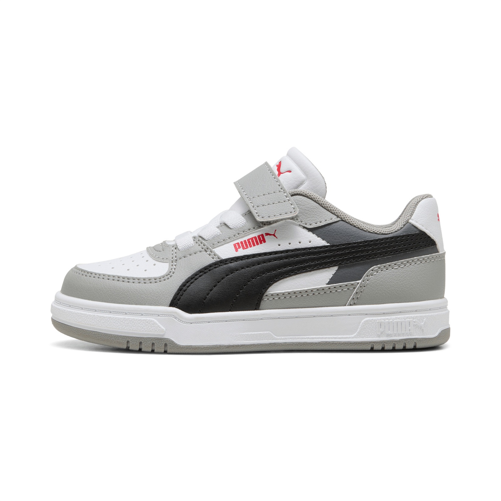 Puma Caven III Block AC+ PS Παιδικά Παπούτσια Sneakers Gray Echo-PUMA Black-PUMA White 406891-09