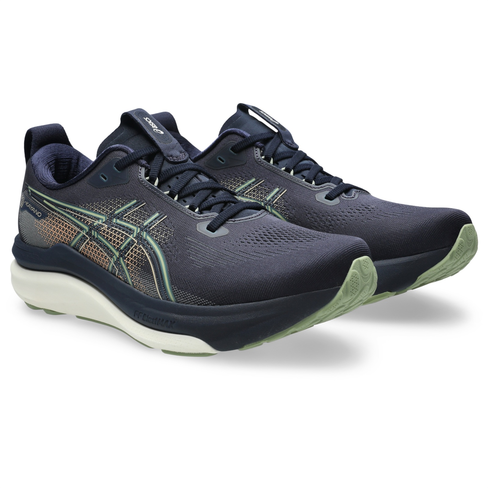 ASICS GEL-KAYANO 33 Midnight/Khaki Green ανδρικά running παπούτσια – προβολή προϊόντος 3