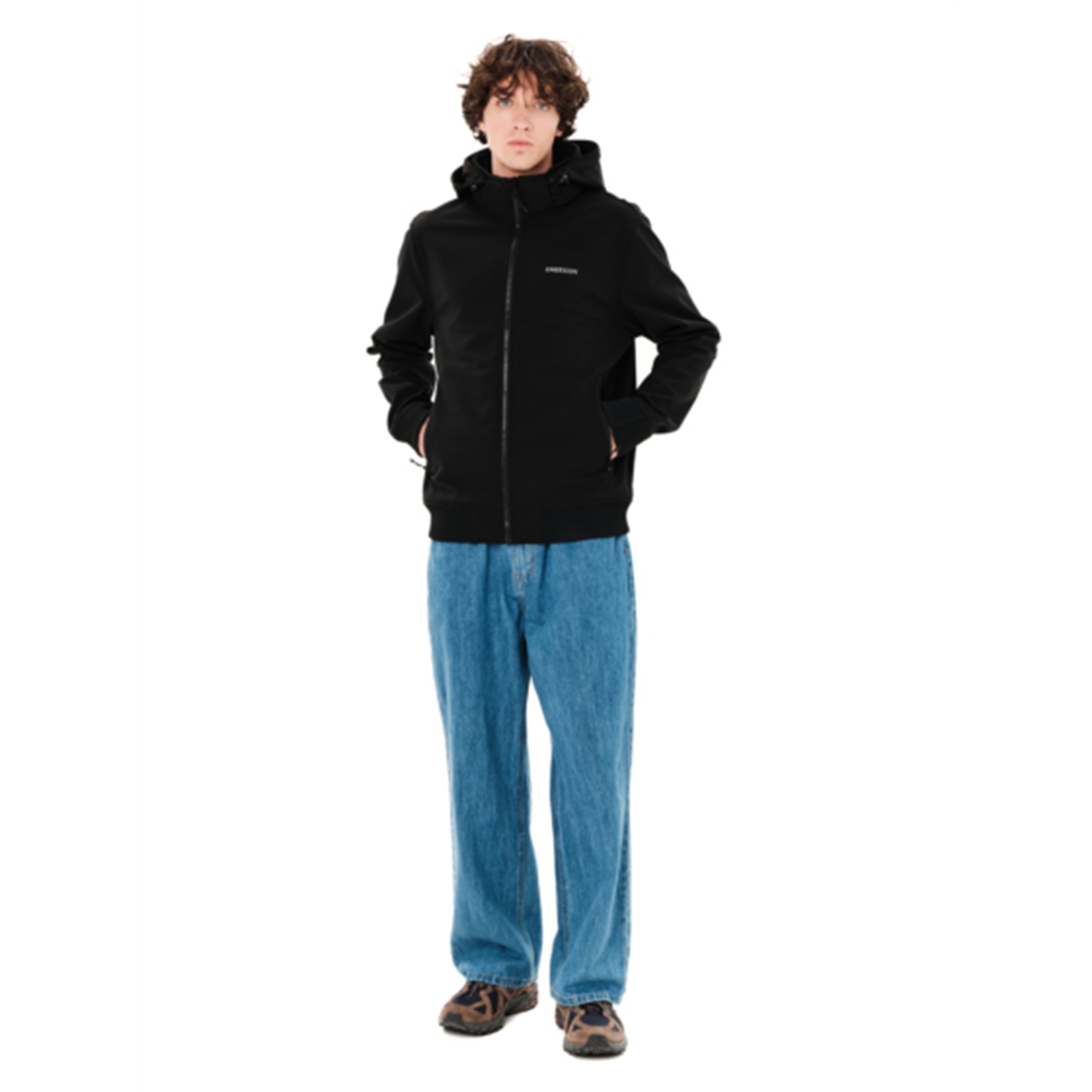 Emerson 262.EM11.08 ανδρικό bonded bomber μπουφάν Black