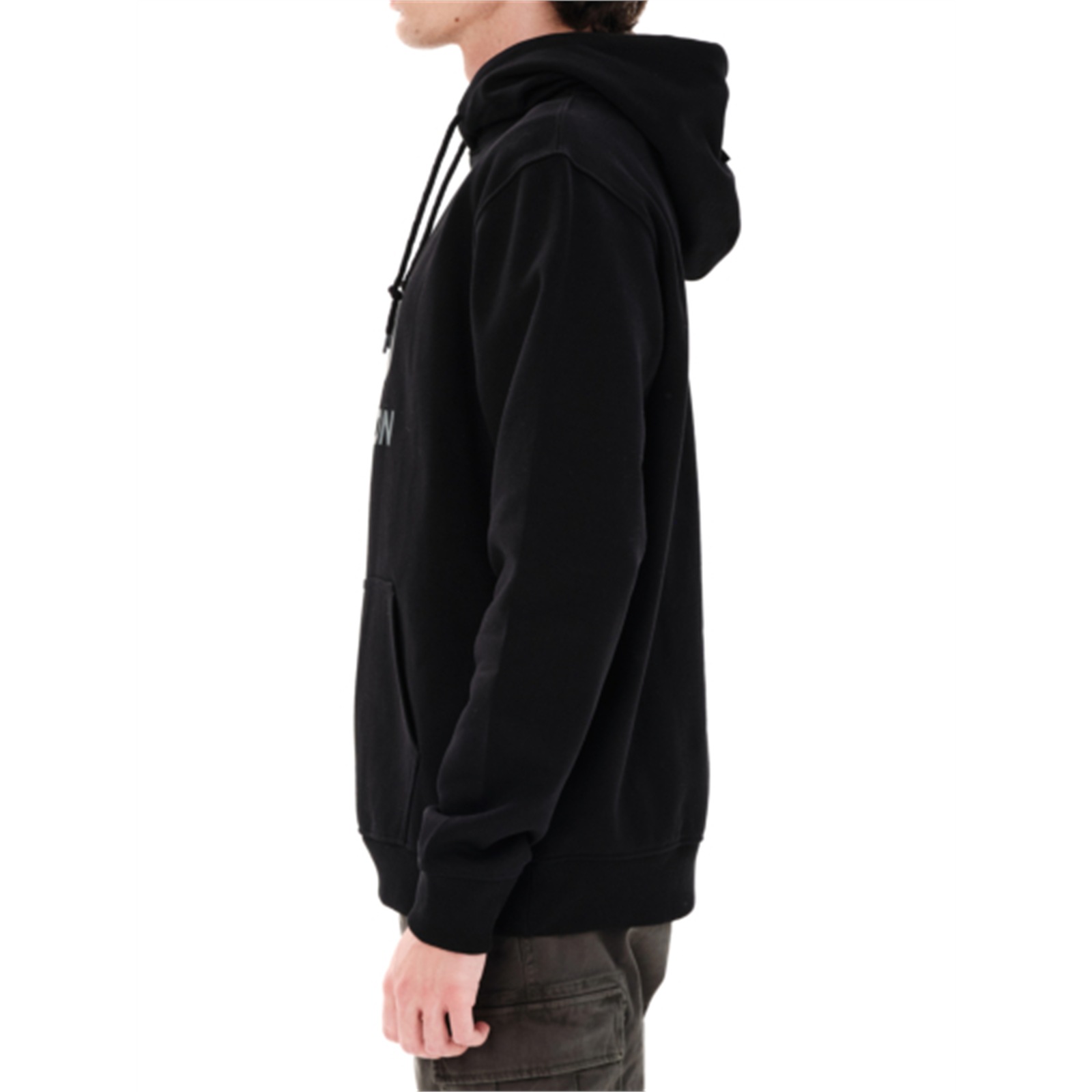 Emerson 262.EM20.01 ανδρικό classic logo hoodie Black/Grey