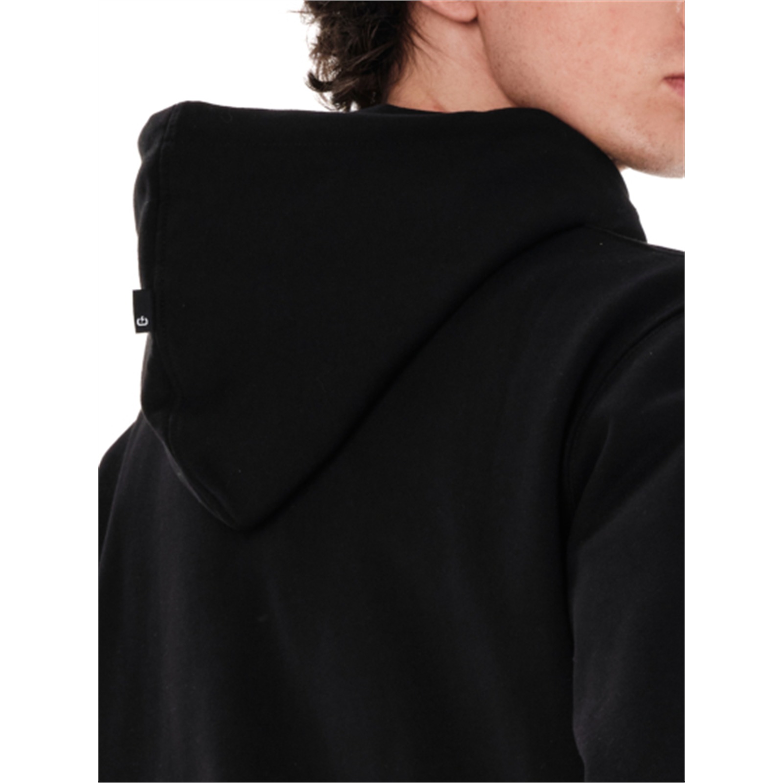 Emerson 262.EM20.01 ανδρικό classic logo hoodie Black/Grey