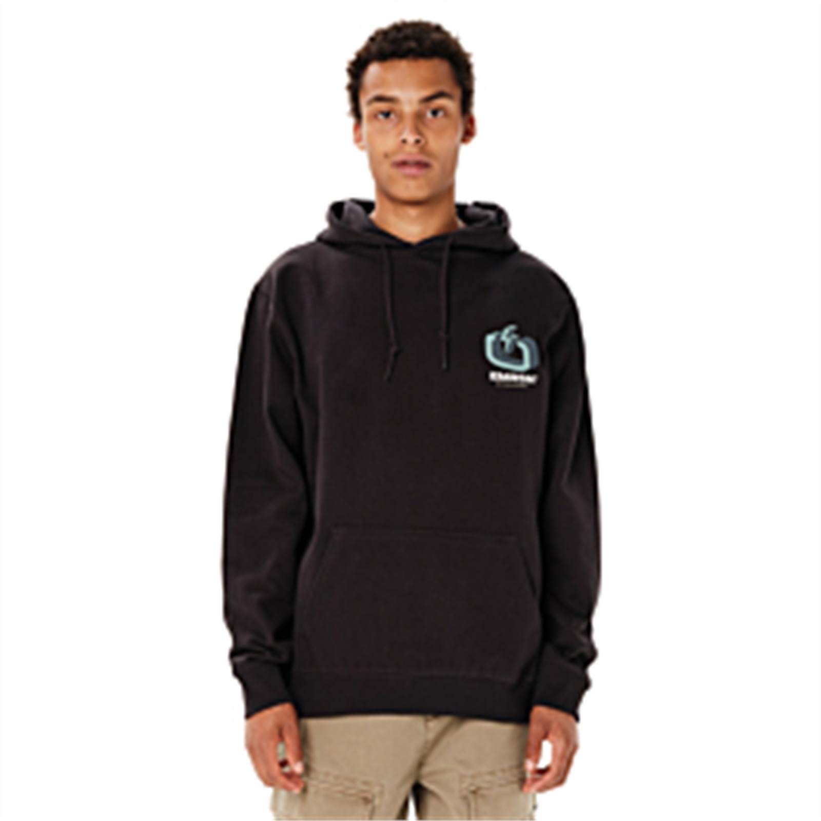 Emerson 262.EM20.08 ανδρικό logo pullover hoodie Midnight