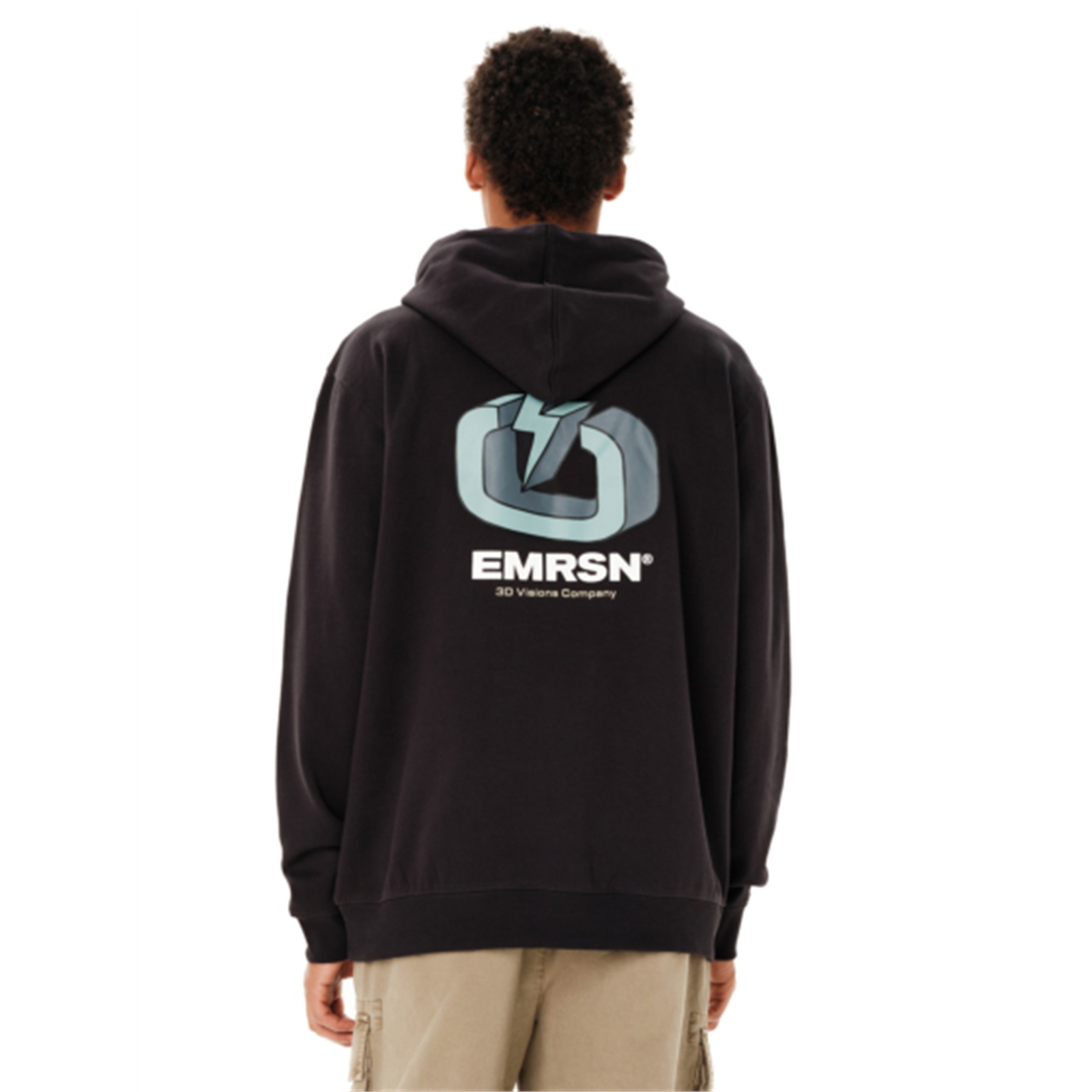 Emerson 262.EM20.08 ανδρικό logo pullover hoodie Midnight