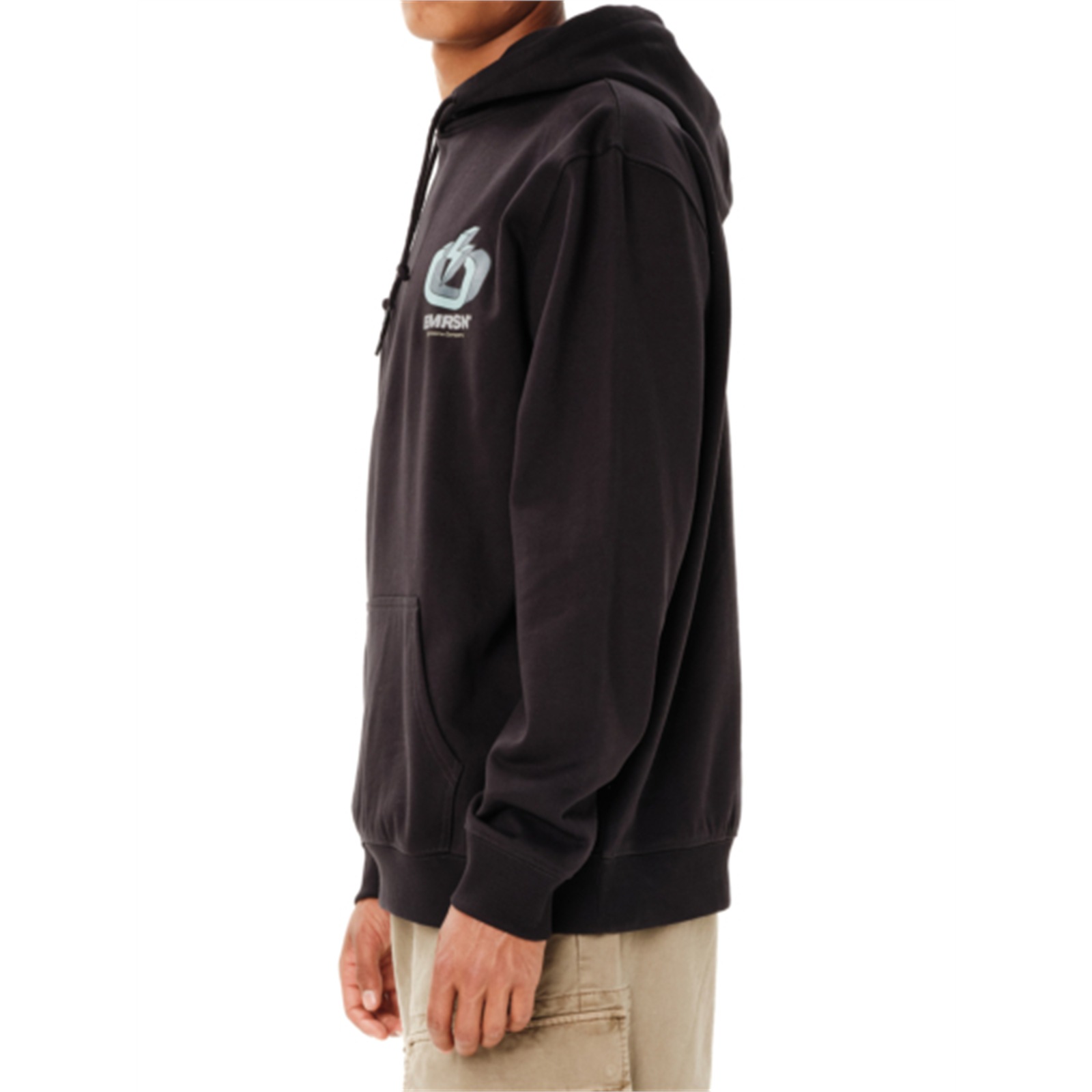 Emerson 262.EM20.08 ανδρικό logo pullover hoodie Midnight