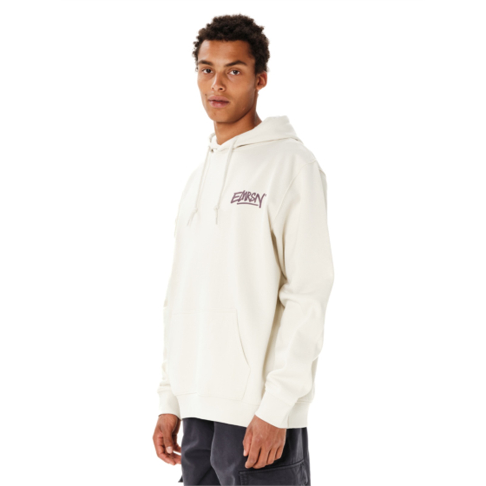Emerson 262.EM20.09 ανδρικό pullover hoodie Clay White