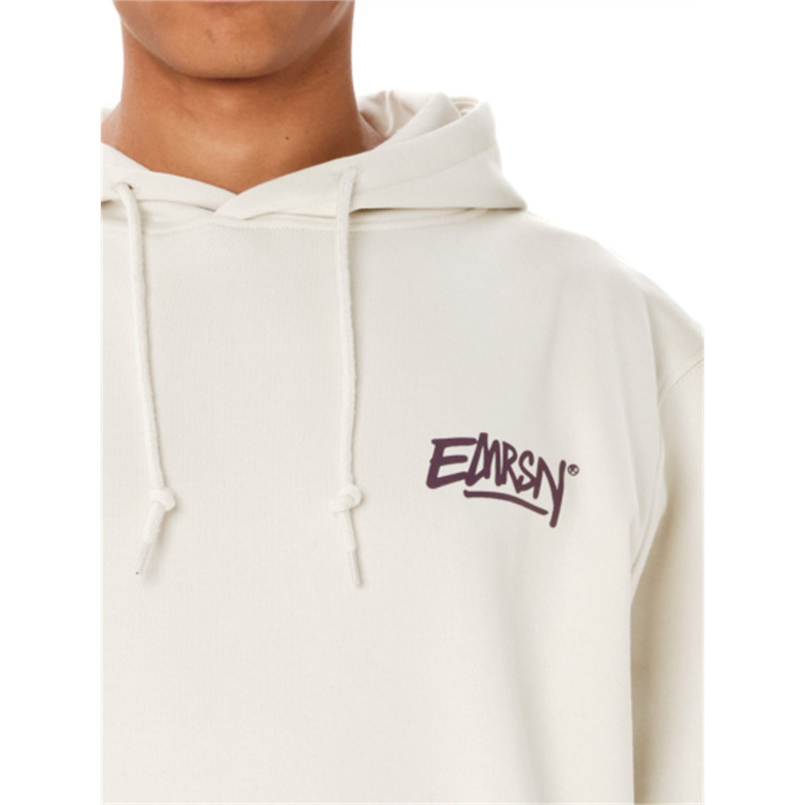 Emerson 262.EM20.09 ανδρικό pullover hoodie Clay White