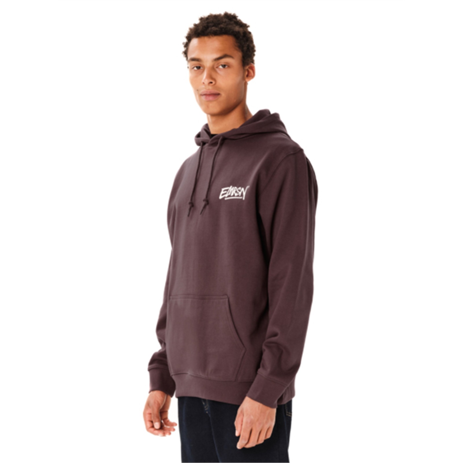 Emerson 262.EM20.09 ανδρικό pullover hoodie Dusty Plum