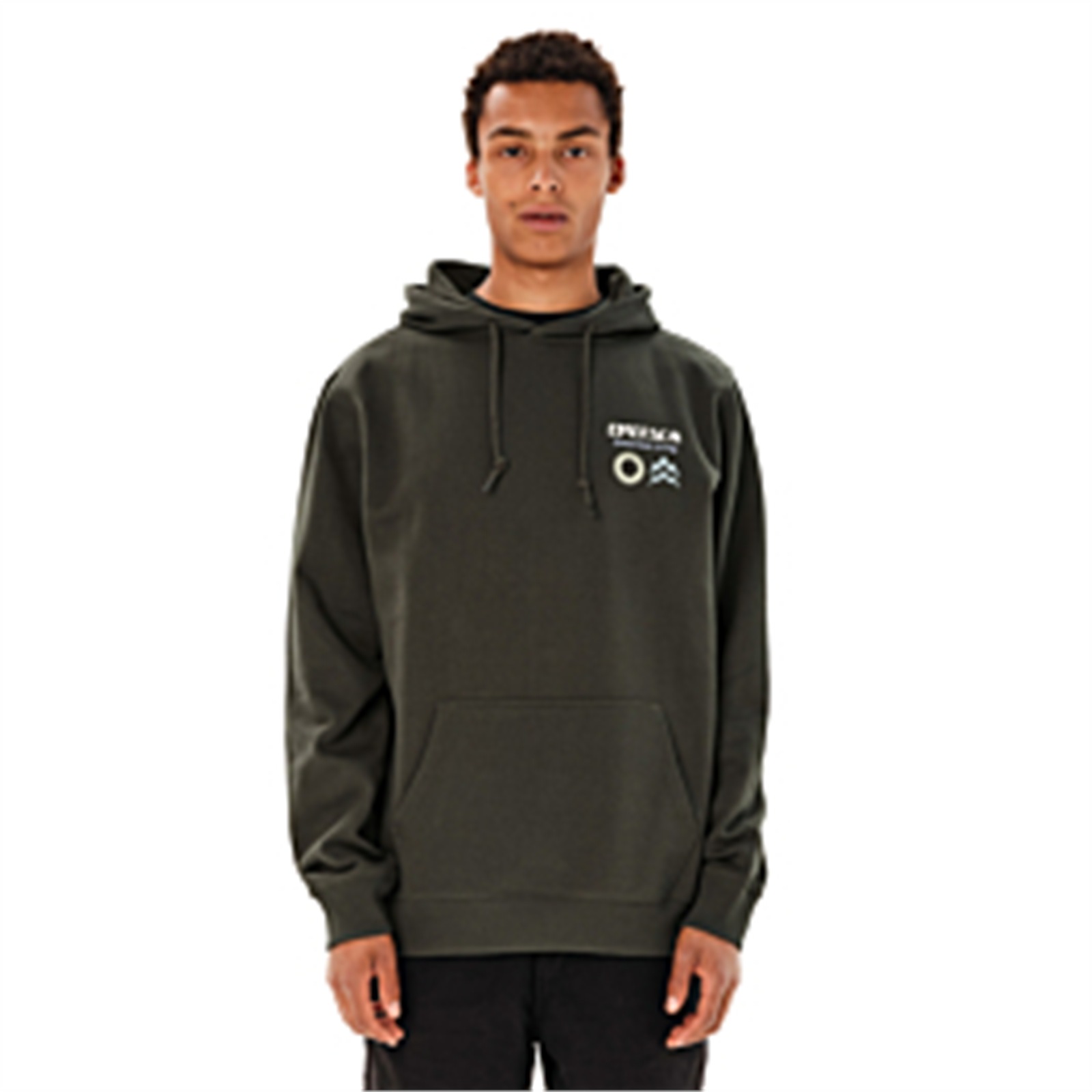 Emerson 262.EM20.19 ανδρικό pullover hoodie Pine Green