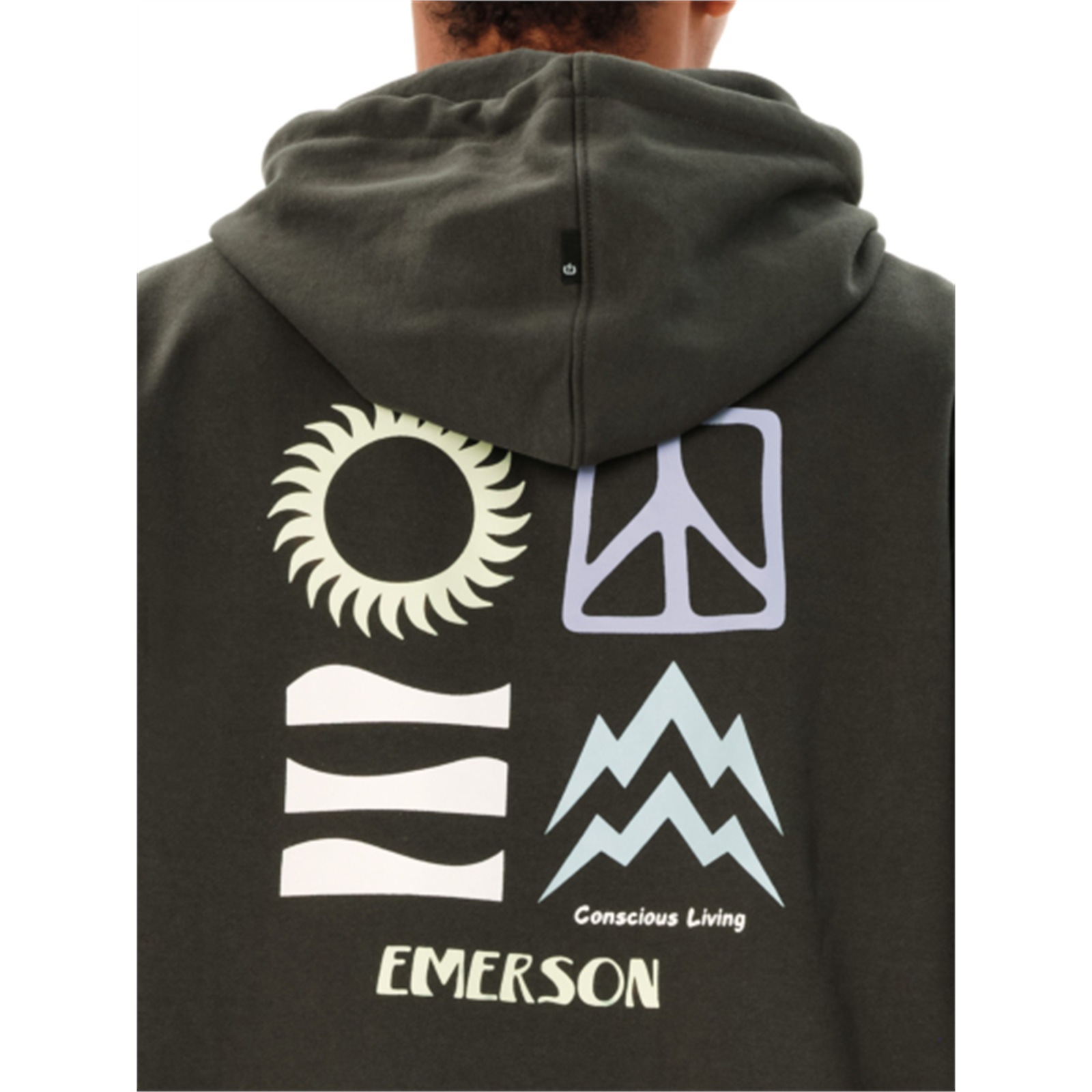 Emerson 262.EM20.19 ανδρικό pullover hoodie Pine Green