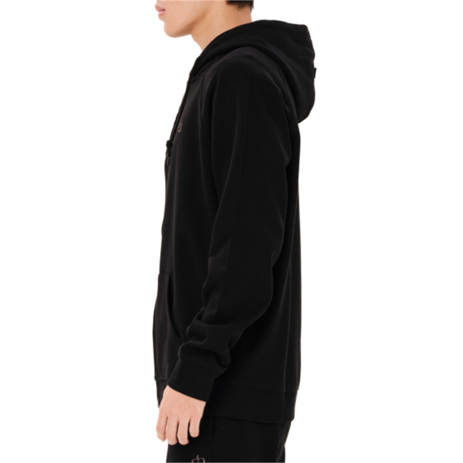 Emerson 262.EM21.89 ανδρική full zip ζακέτα με κουκούλα Black