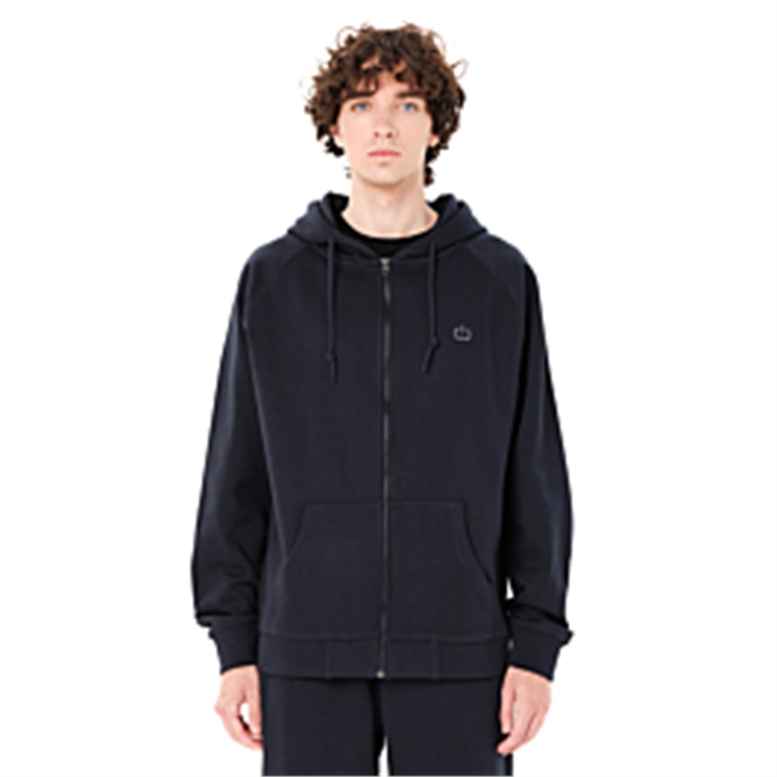 Emerson 262.EM21.89 ανδρική full zip ζακέτα με κουκούλα Dusky Blue