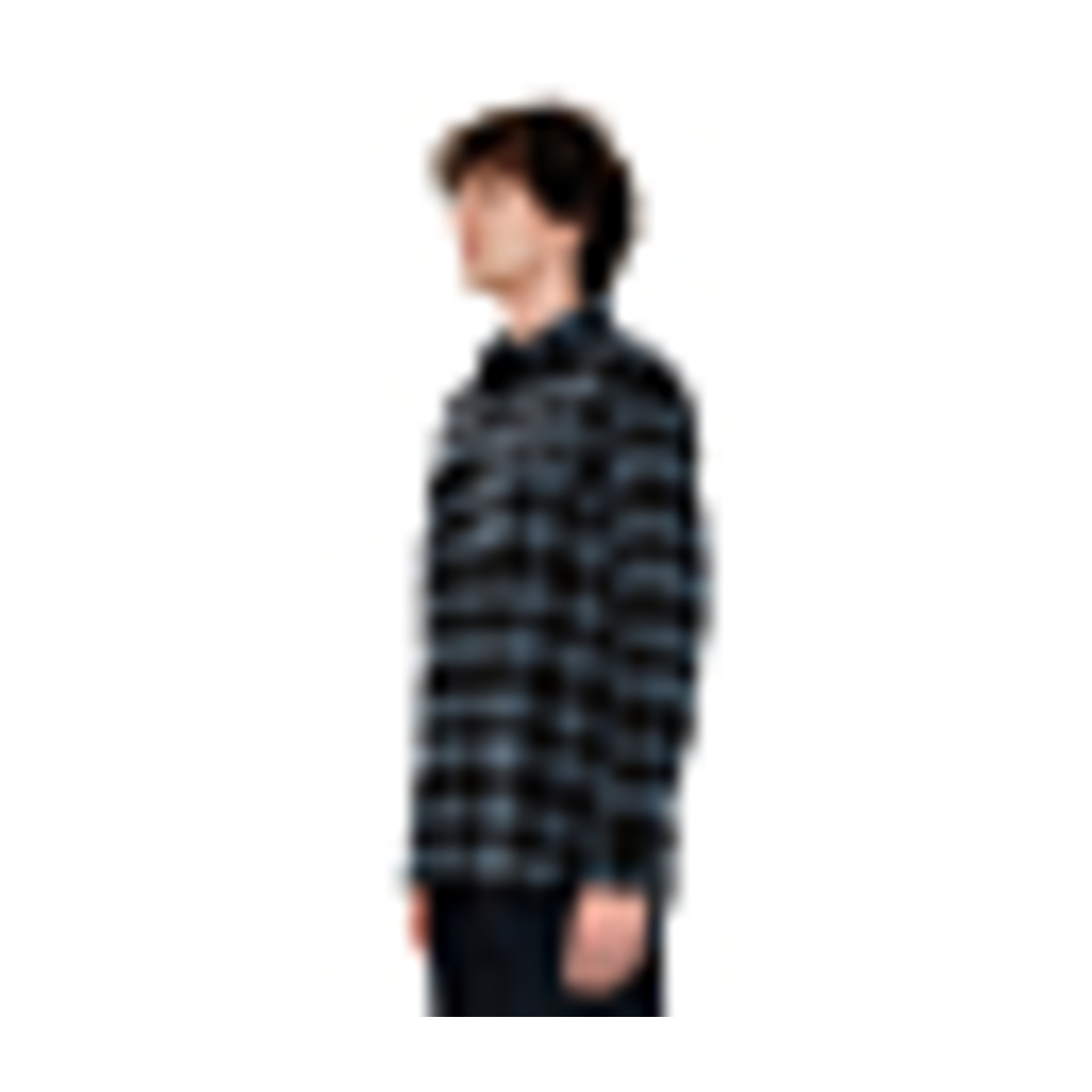 Emerson 262.EM60.10 Stone Blue/Black A ανδρικό καρό flannel πουκάμισο — εικόνα προϊόντος 2