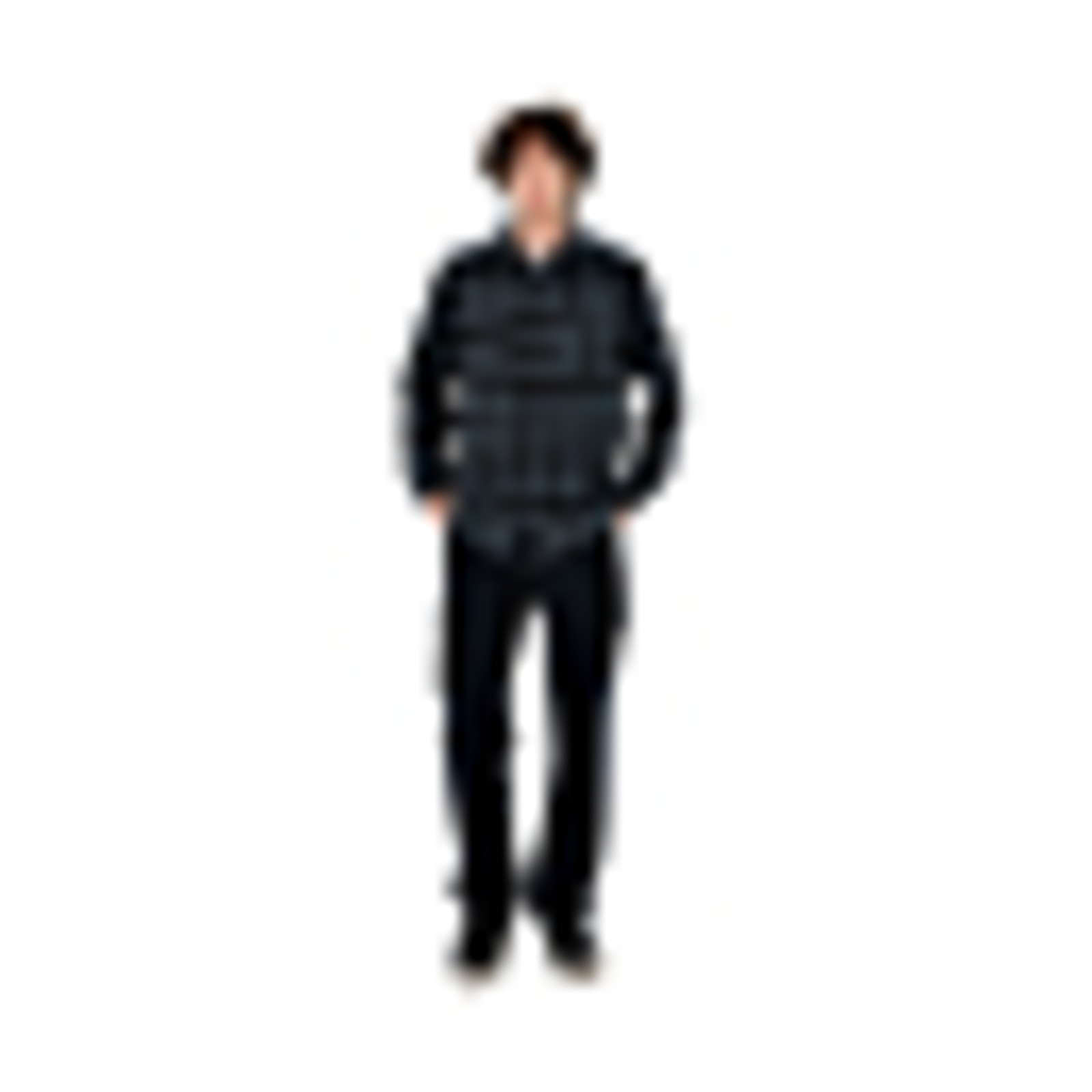 Emerson 262.EM60.10 Stone Blue/Black A ανδρικό καρό flannel πουκάμισο — εικόνα προϊόντος 4