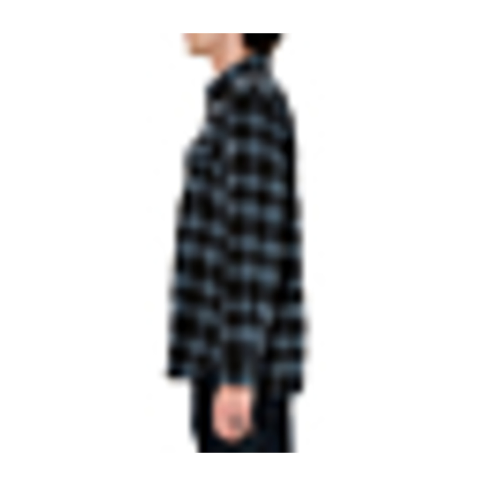 Emerson 262.EM60.10 Stone Blue/Black A ανδρικό καρό flannel πουκάμισο — εικόνα προϊόντος 5