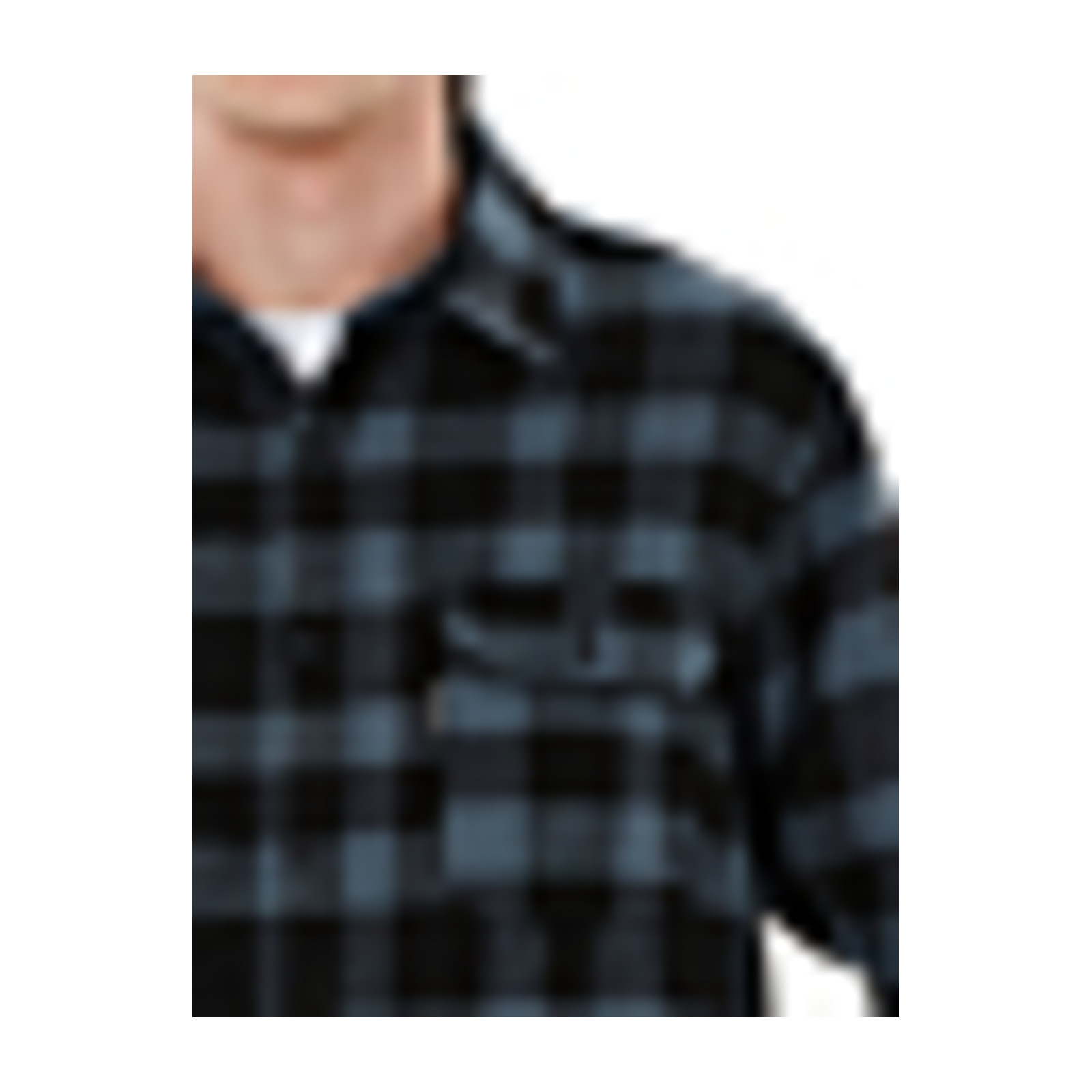 Emerson 262.EM60.10 Stone Blue/Black A ανδρικό καρό flannel πουκάμισο — εικόνα προϊόντος 6