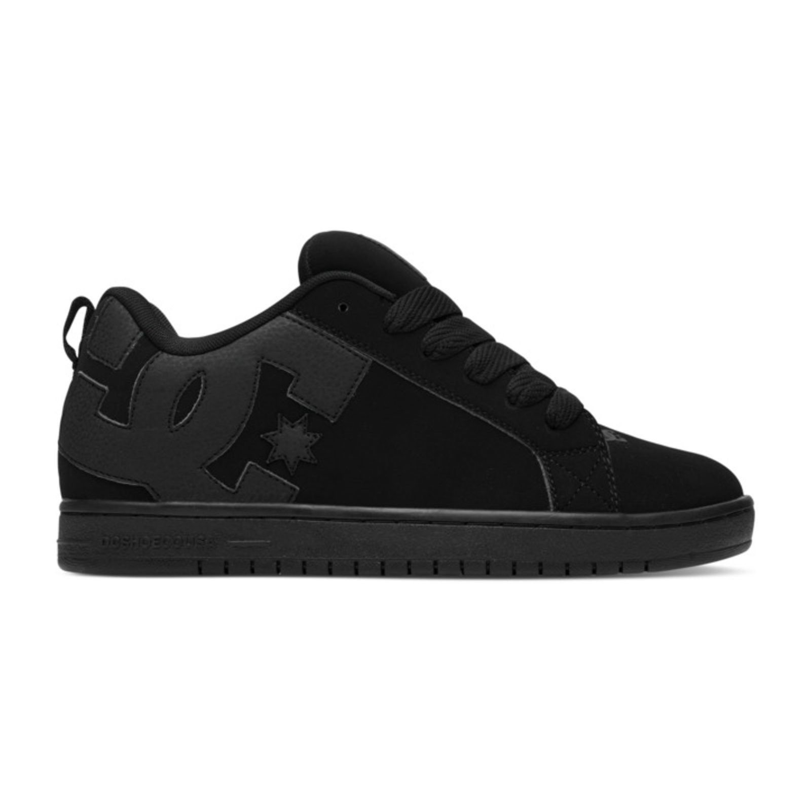 DC Shoes Court Graffik Black / Black / Black — πλαϊνή όψη