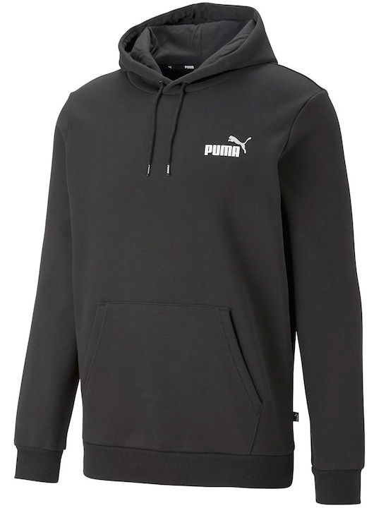 Puma Essentials Plus Ανδρικό Φούτερ με Κουκούλα Μαύρο 674471-61