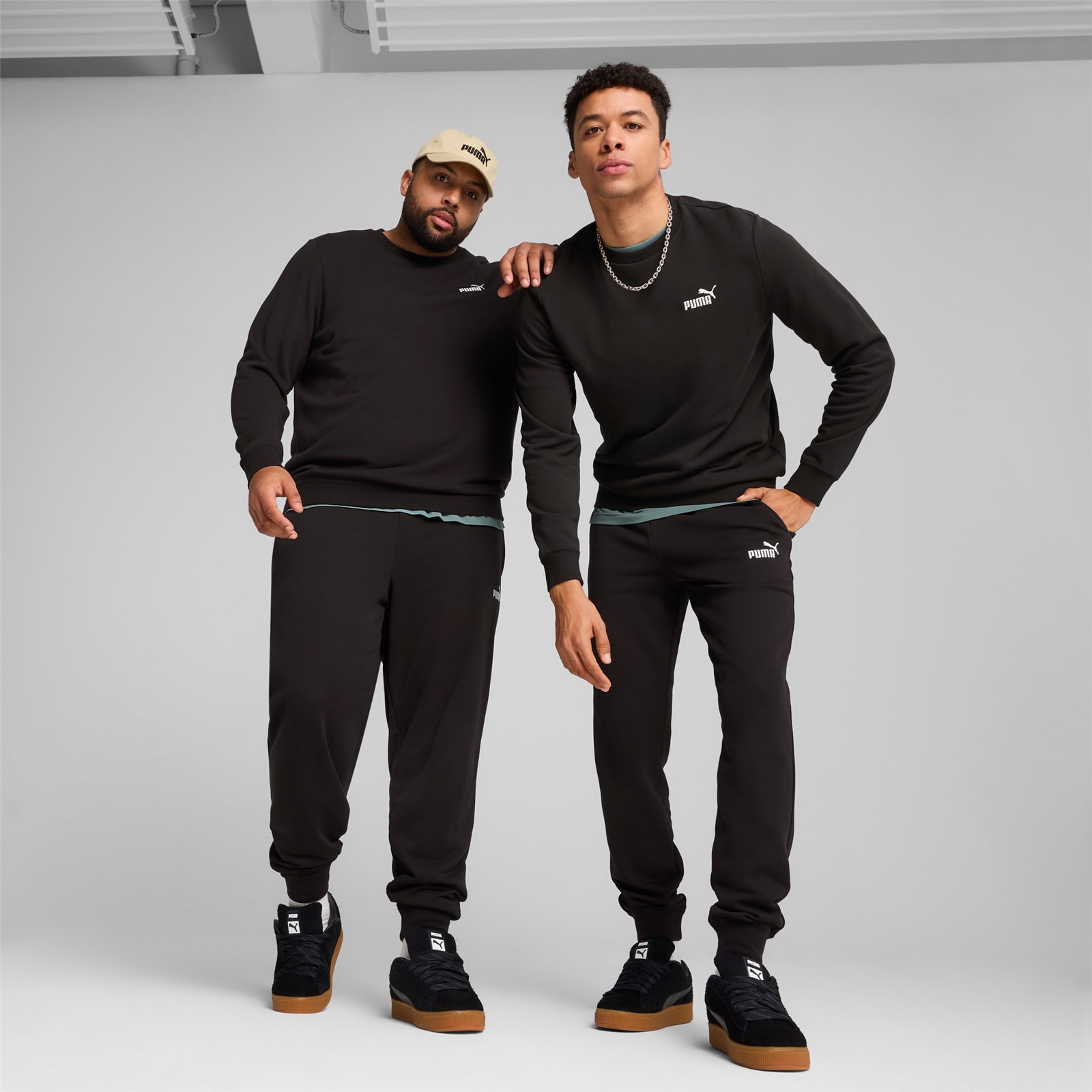 Puma ESS No.1 Logo Ανδρικό Παντελόνι Φόρμας PUMA Black 682608-01 - Image 3