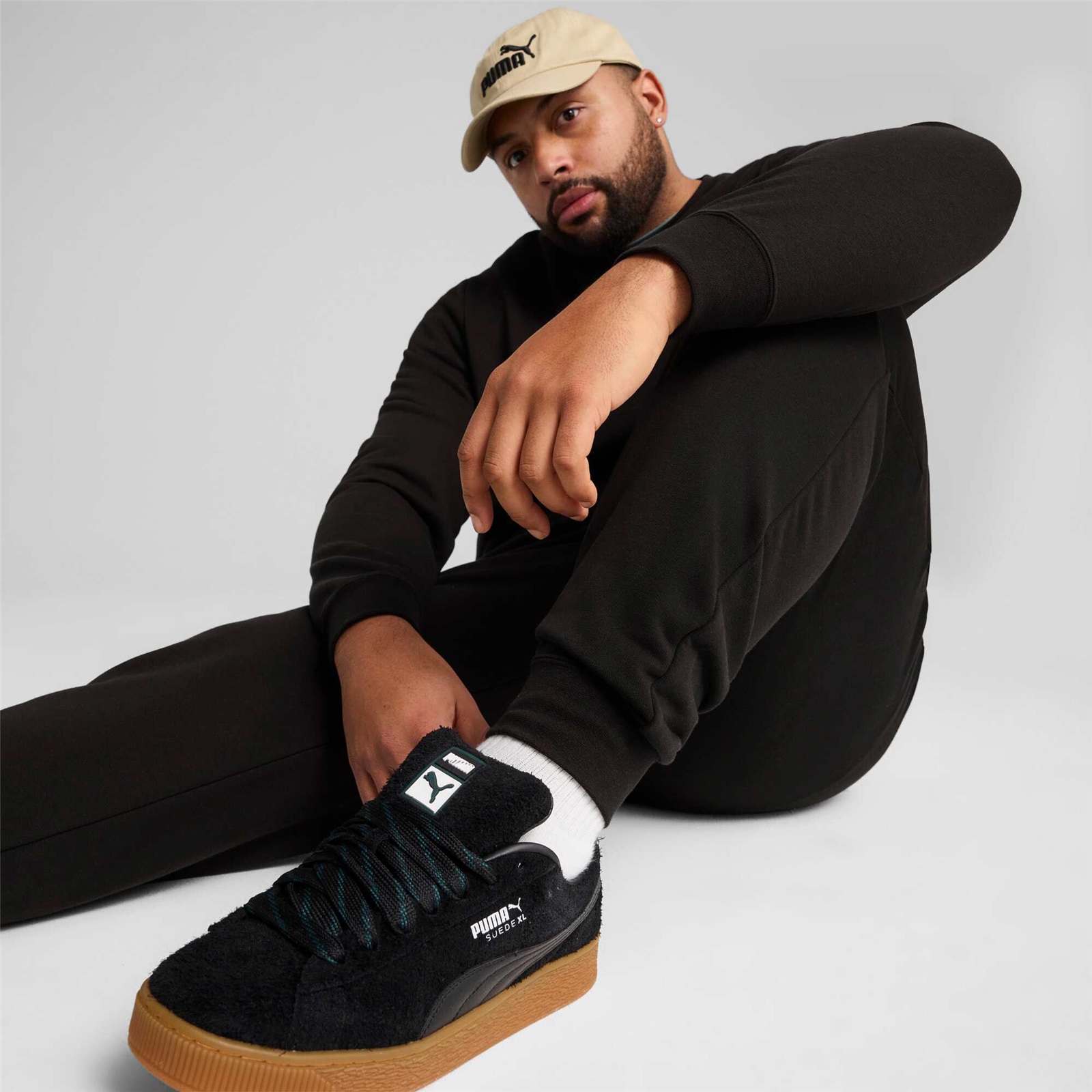Puma ESS No.1 Logo Ανδρικό Παντελόνι Φόρμας PUMA Black 682608-01 - Image 4