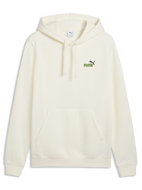 Puma ESS 2 Color Small No.1 Logo Ανδρικό Φούτερ Warm White 684718-87