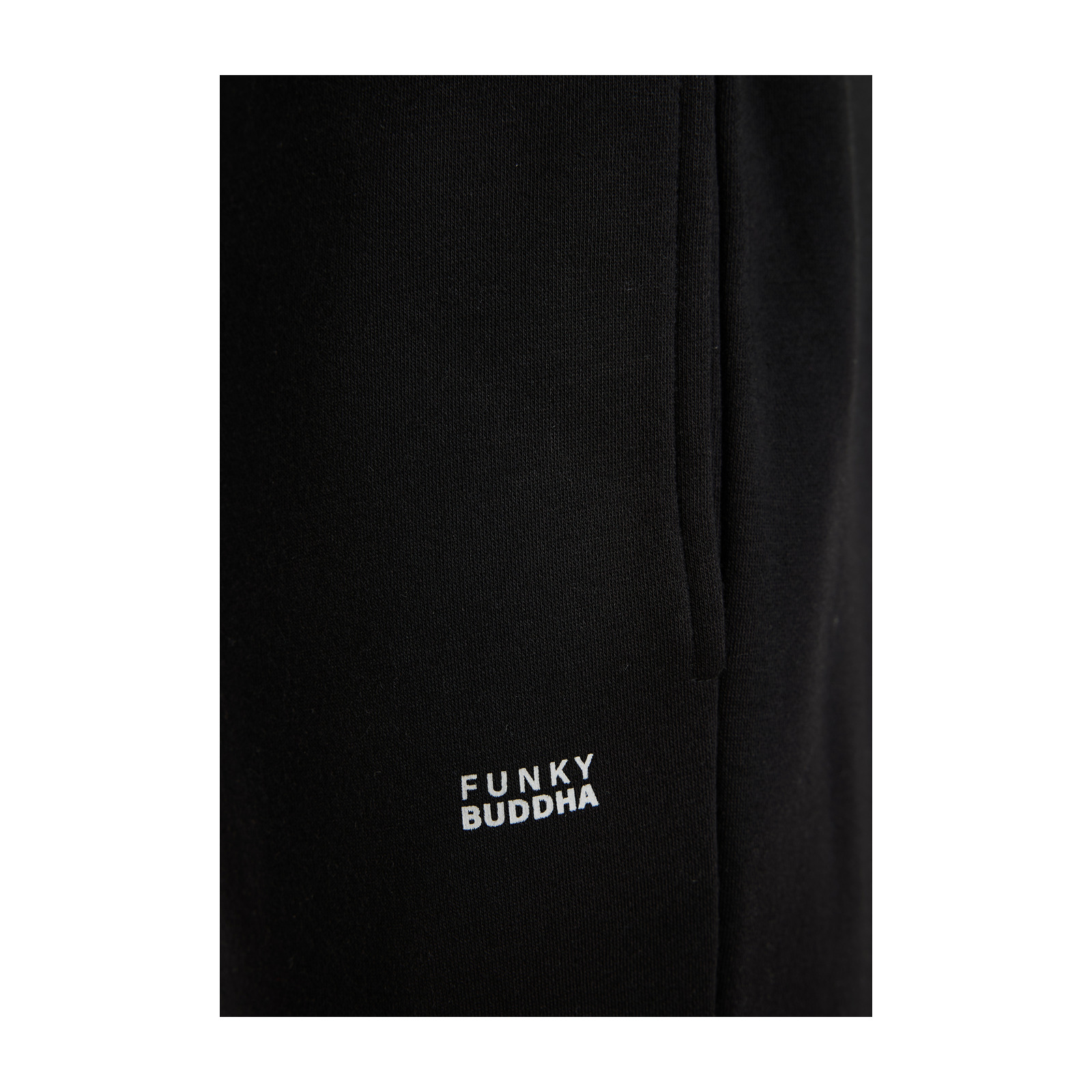 Funky Buddha FBM014-051-02 Black ανδρικό straight-leg παντελόνι φόρμας — εικόνα προϊόντος 8