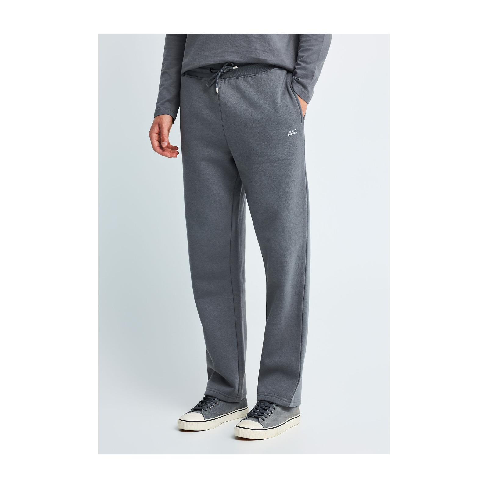 Funky Buddha FBM014-051-02 Elephant ανδρικό straight-leg παντελόνι φόρμας — εικόνα προϊόντος 4