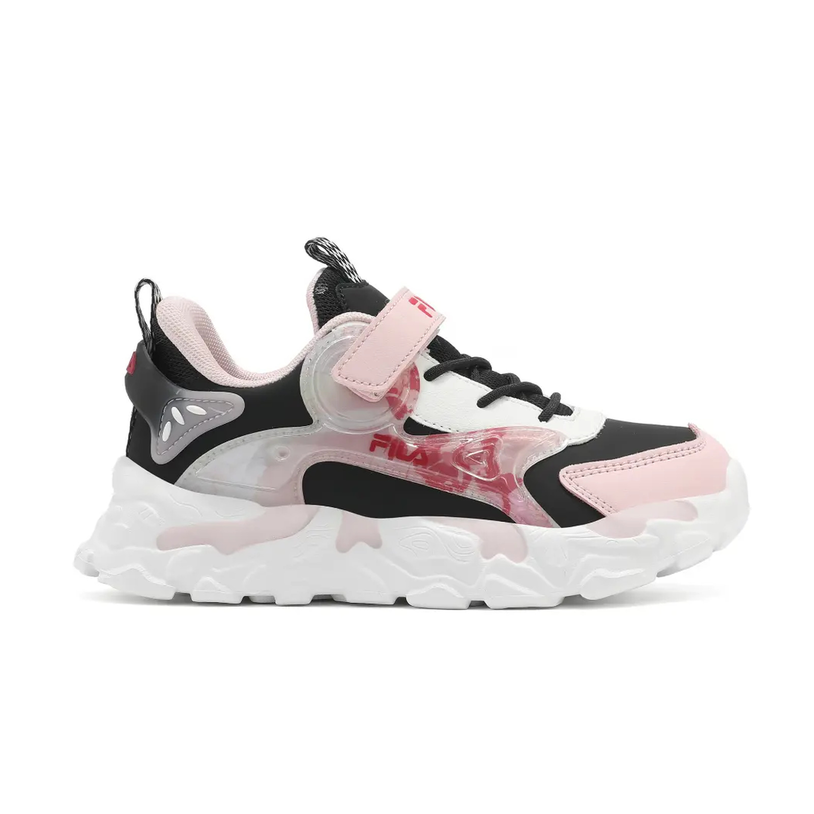 FILA Memory Musha 2 V Μαύρο / Ροζ — πλάγια όψη