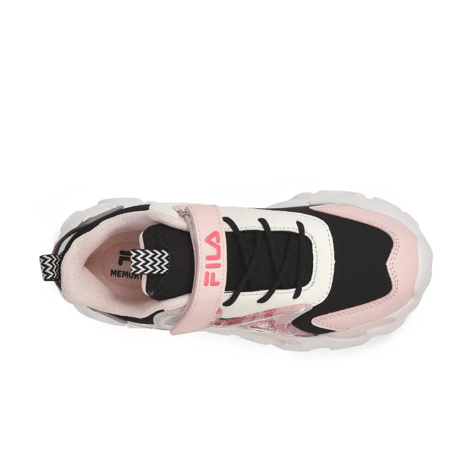 FILA Memory Musha 2 V Μαύρο / Ροζ — επάνω όψη