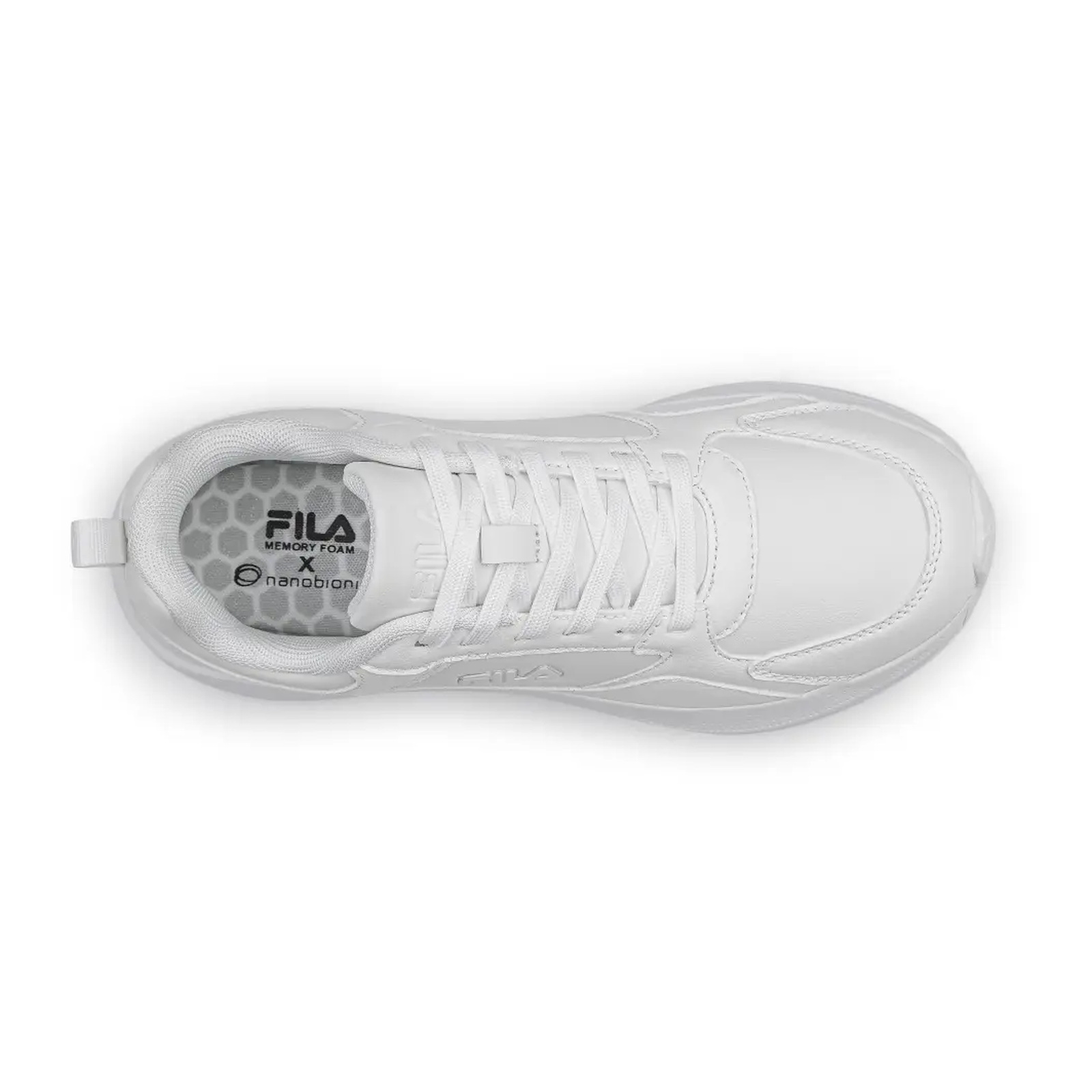 FILA Anton 4 Nanobionic Λευκά — επάνω όψη