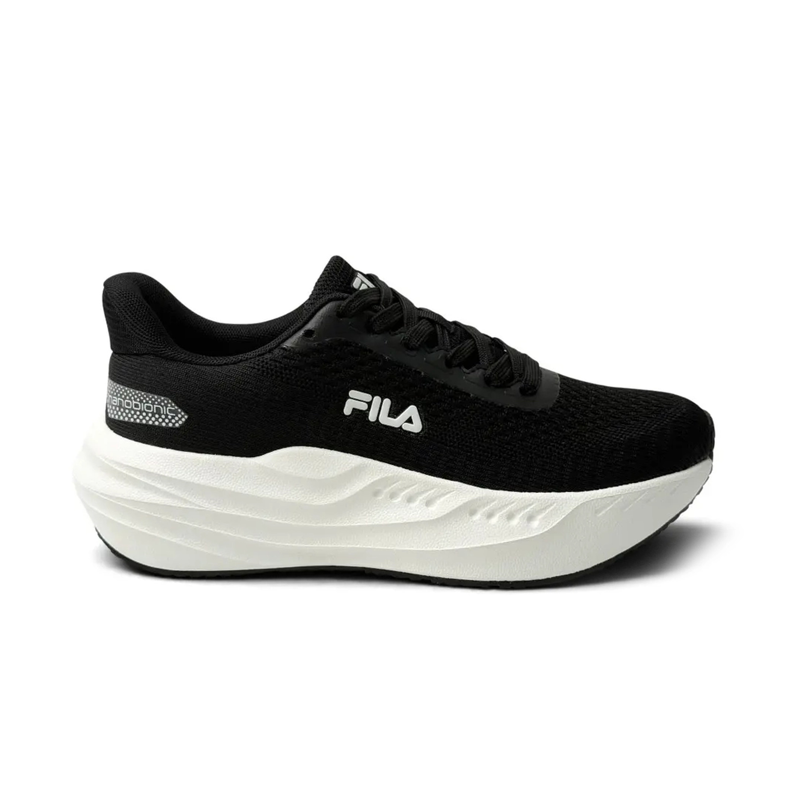 FILA Samoa 5 Nanobionic Μαύρα — πλάγια όψη